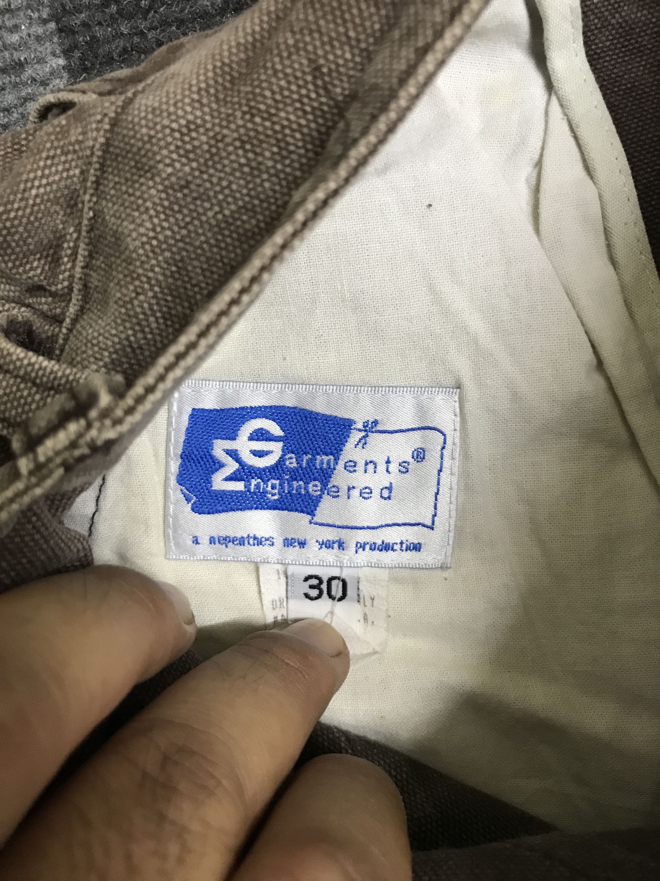 Engineered Garments D169 Engineered Garment Nephentes Duck Canvas Baker Pant Size US 27 - 14 Thumbnail