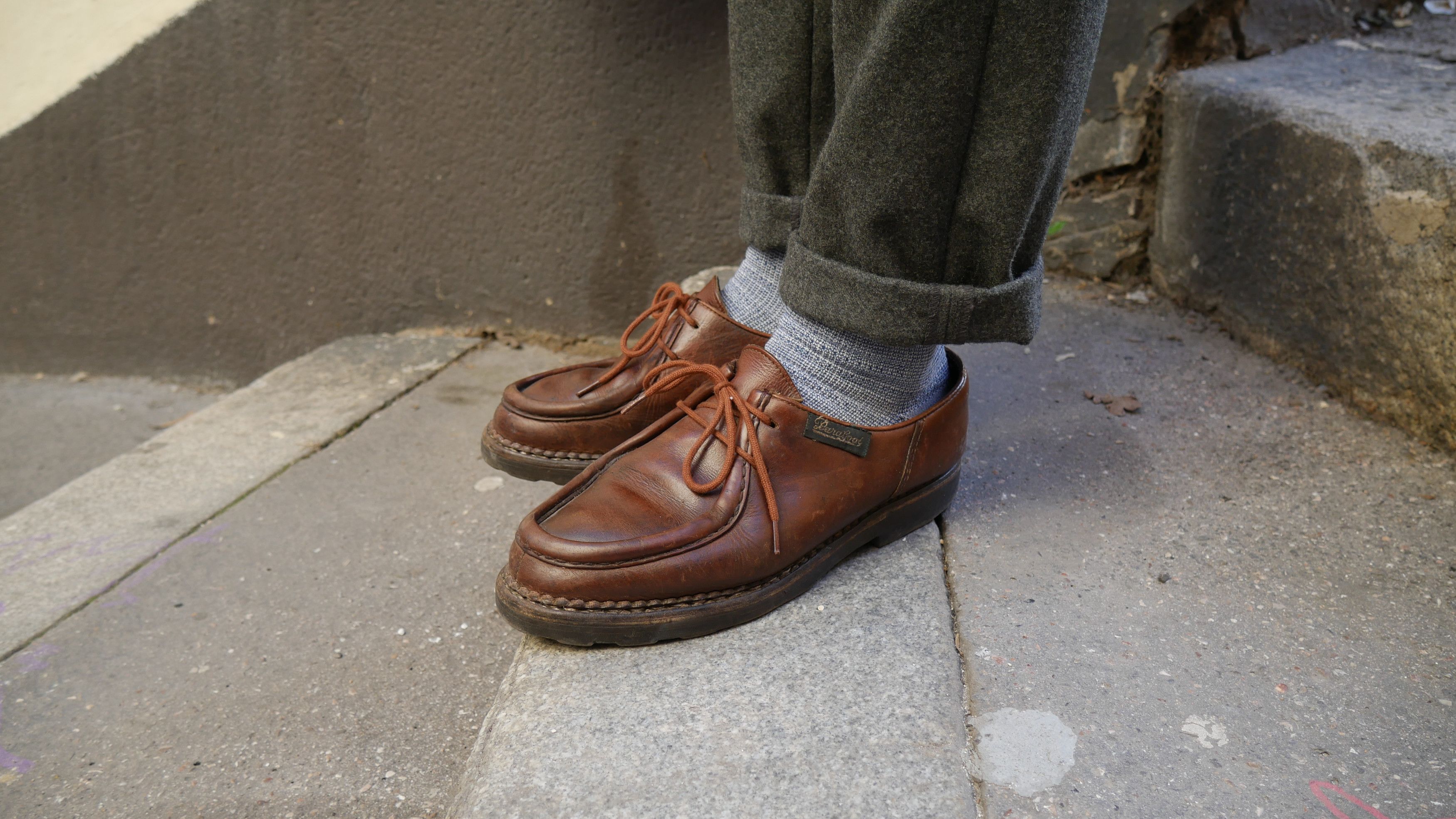 Paraboot michael ミカエル size41 Paraboot VERY RARE PARABOOT MICHAEL LEOPARD X THE NEXT DOOR