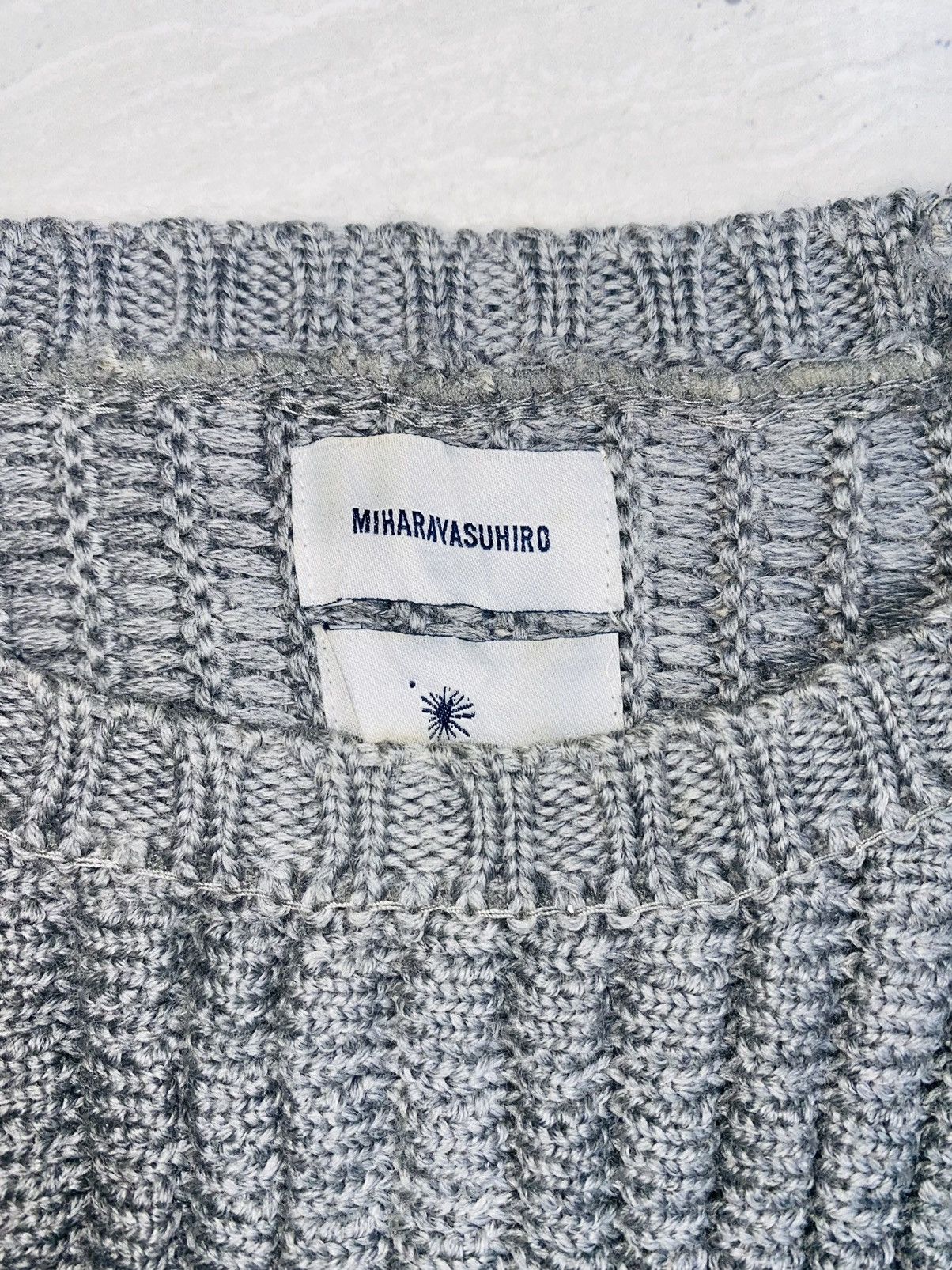 Maison MIHARA YASUHIRO MIHARAYASUHIRO Grey Heavy Tweed Knit Dress Size US M / EU 48-50 / 2 - 7 Thumbnail