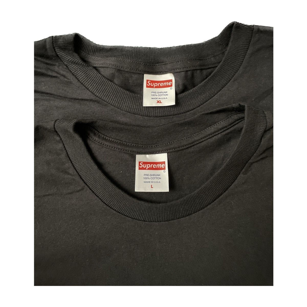 Supreme Supreme Black Blank T-Shirt (L) Size US L / EU 52-54 / 3 - 5 Thumbnail
