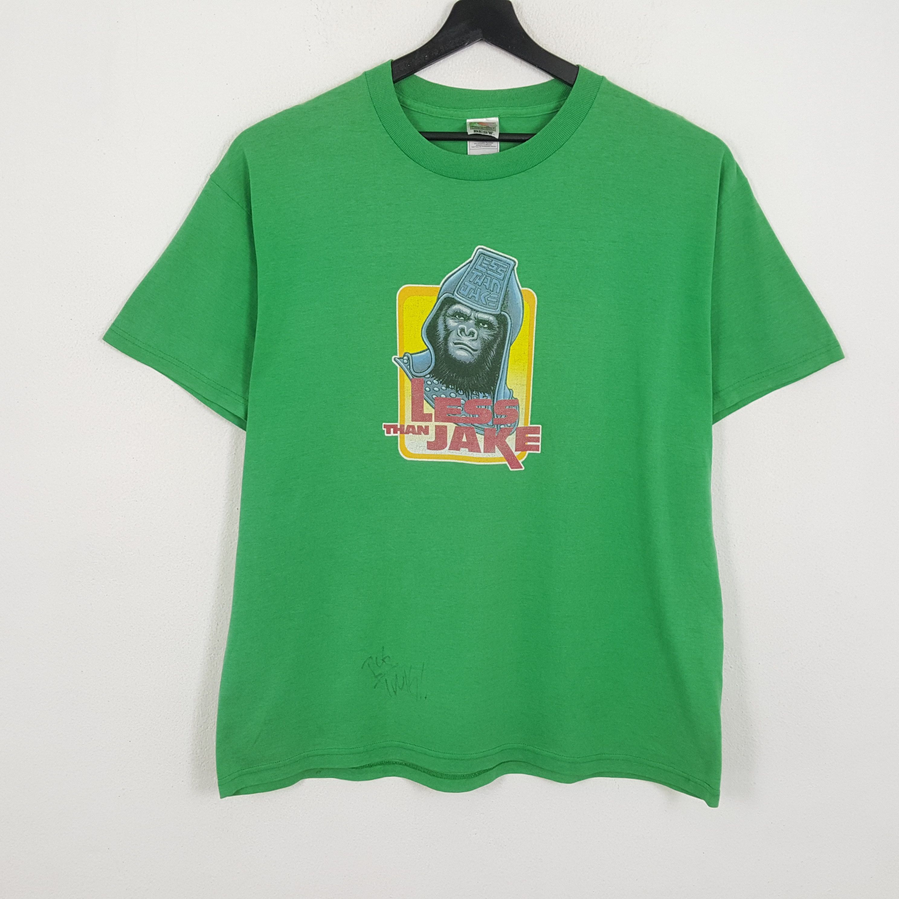 Band Tees × Movie × Vintage LESS THAN JAKE X Planet Of Apes Movie ...