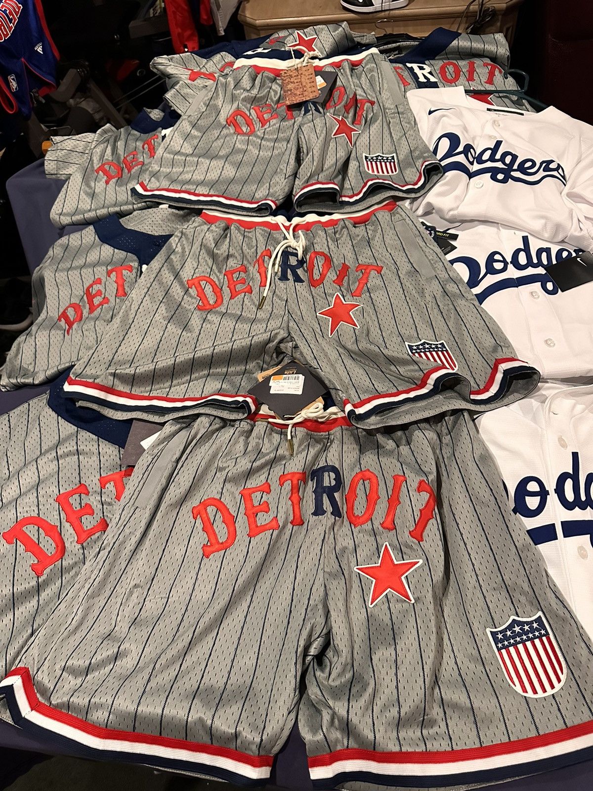 MLB Detroit stars 1920 shorts brand new Sz medium Size US 34 / EU 50 - 5 Thumbnail
