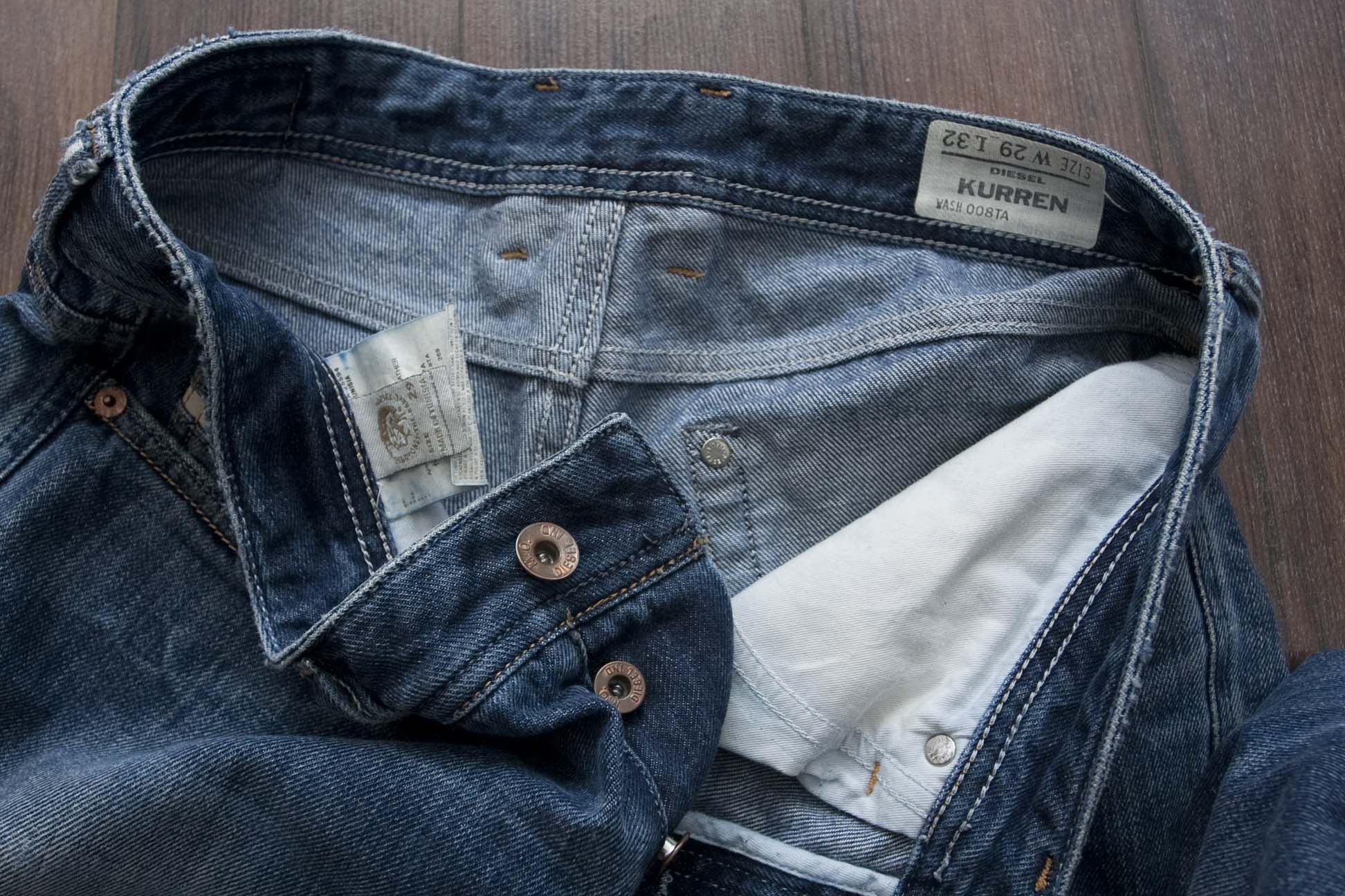 Diesel Diesel Jeans Kurren Blue Size 31x28.5 Size US 31 - 7 Thumbnail