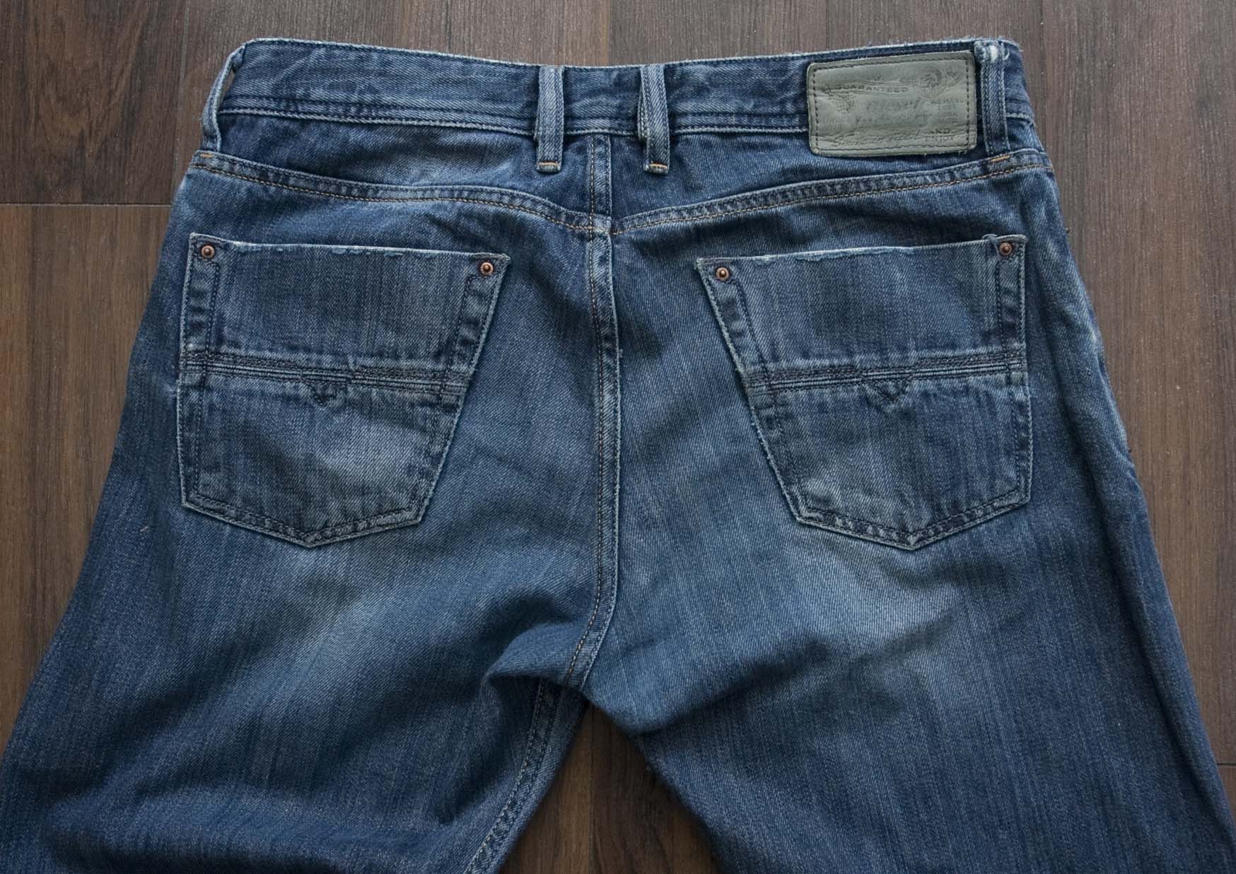 Diesel Diesel Jeans Kurren Blue Size 31x28.5 Size US 31 - 4 Thumbnail