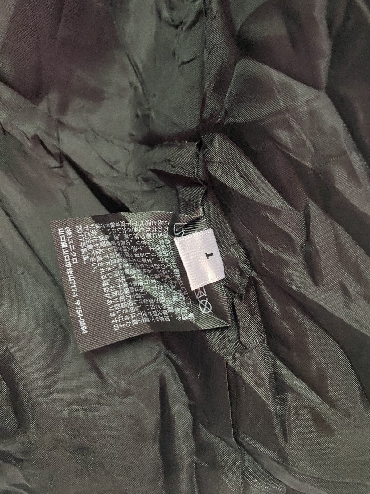 Uniqlo 🔥VINTAGE UNIQLO JAPAN DOUBLE COLLAR LEATHER JACKET PUNK Size US M / EU 48-50 / 2 - 8 Thumbnail
