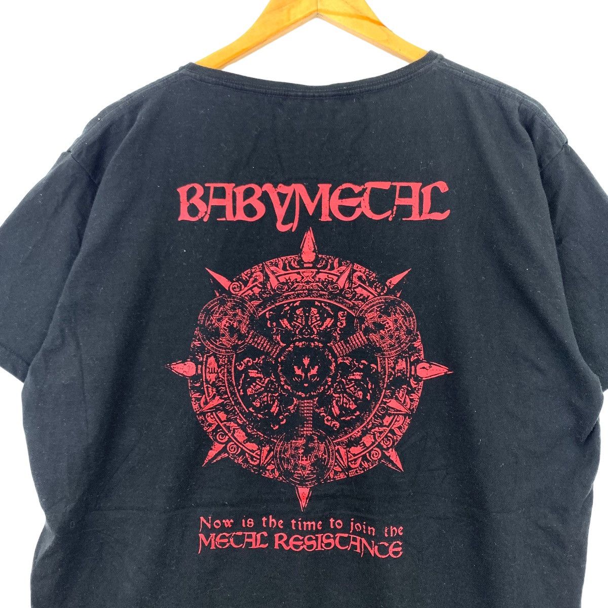 Japanese Brand BABYMETAL Japanese Band THE ONE Album Cover Print Black Size US XL / EU 56 / 4 - 6 Thumbnail