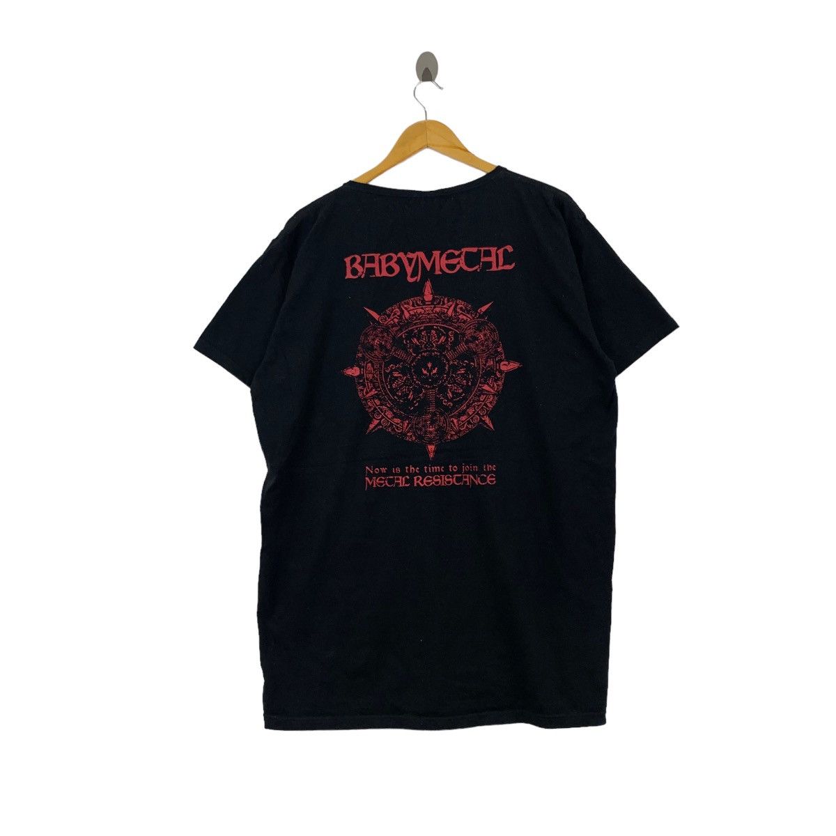 Japanese Brand BABYMETAL Japanese Band THE ONE Album Cover Print Black Size US XL / EU 56 / 4 - 4 Thumbnail