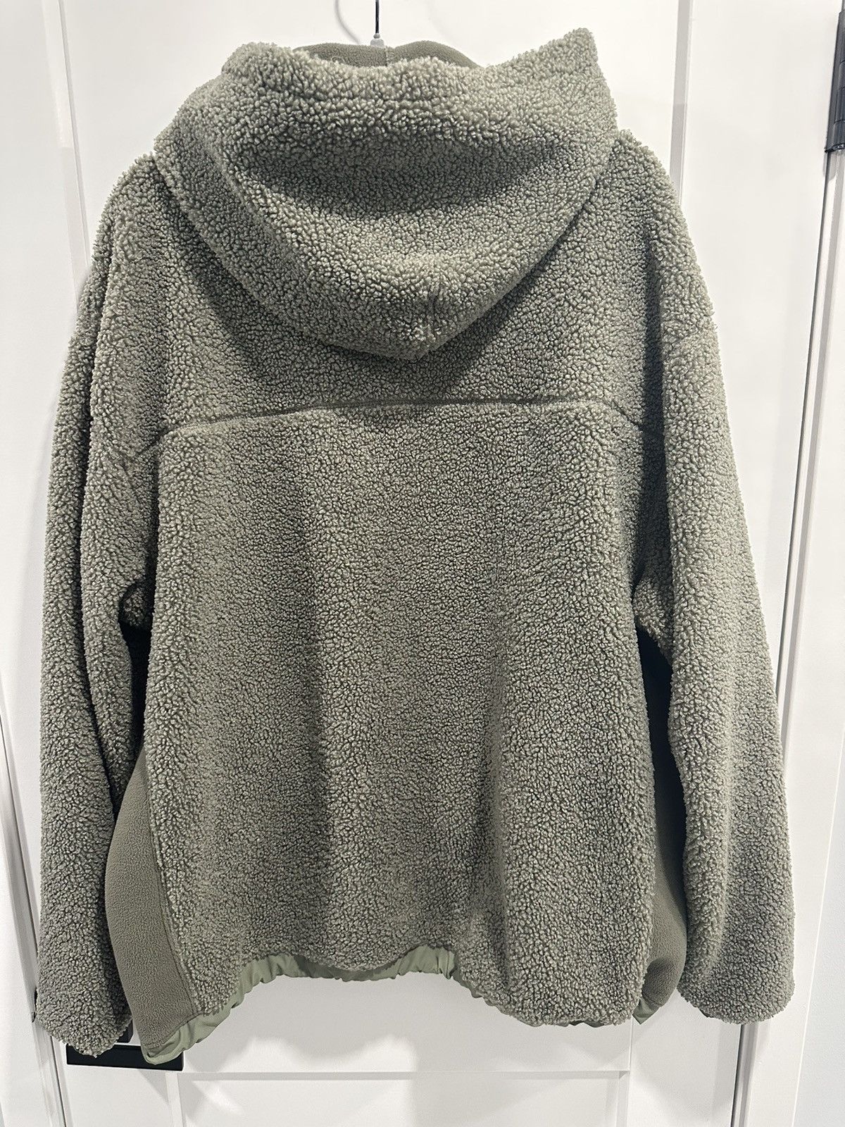 image of Kith Quarter-Zip Sherpa in Green, Men's (Size XL)