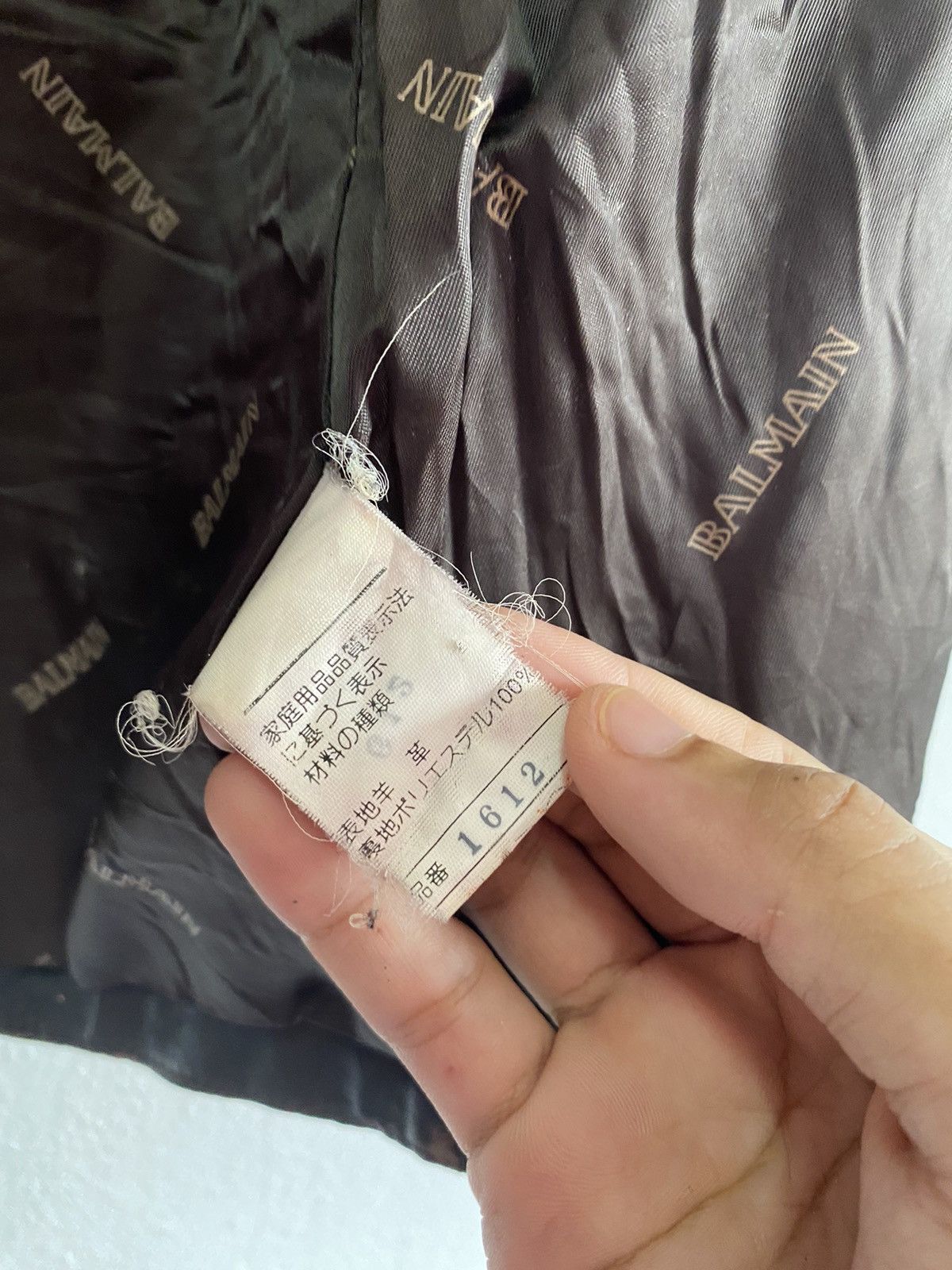 Balmain 🔥VINTAGE BALMAIN BUTTON UP LEATHER JACKET Size US S / EU 44-46 / 1 - 10 Thumbnail