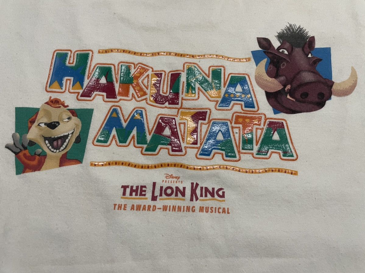 Disney Vintage Disney The Lion King The Award-Winning Musical Size US M / EU 48-50 / 2 - 7 Thumbnail