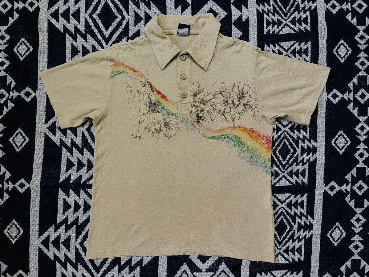 Other Vintage Hang Ten Rainbow Button Up Size US L / EU 52-54 / 3 - 1 Thumbnail