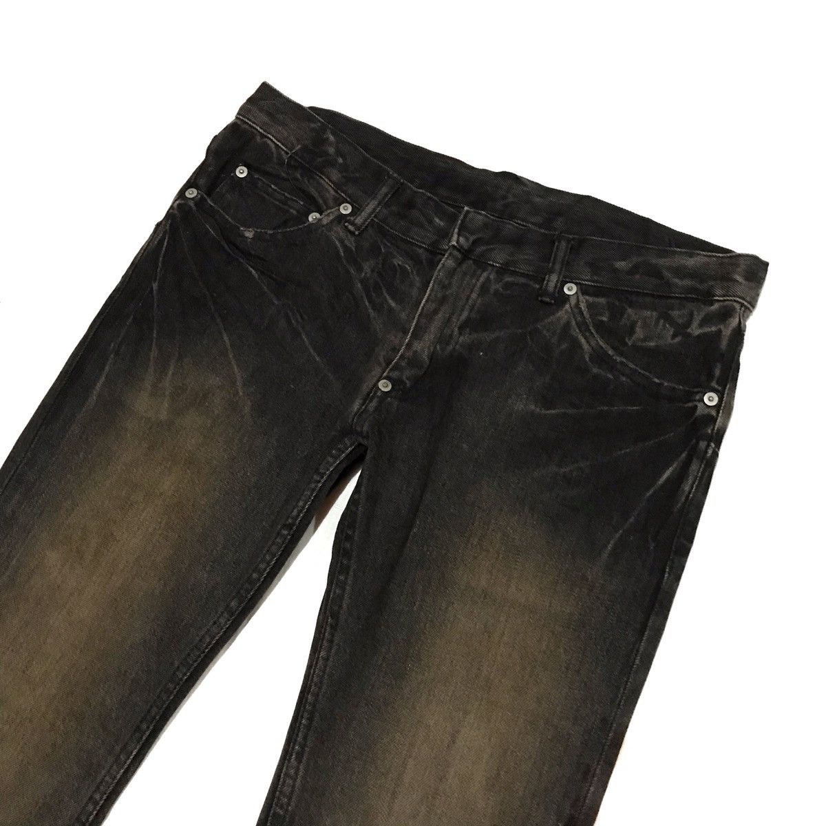 Pledge 💥NEED GONE💥 Rare Pledge Acid Washed Black Denim Pants Size US 34 / EU 50 - 4 Thumbnail