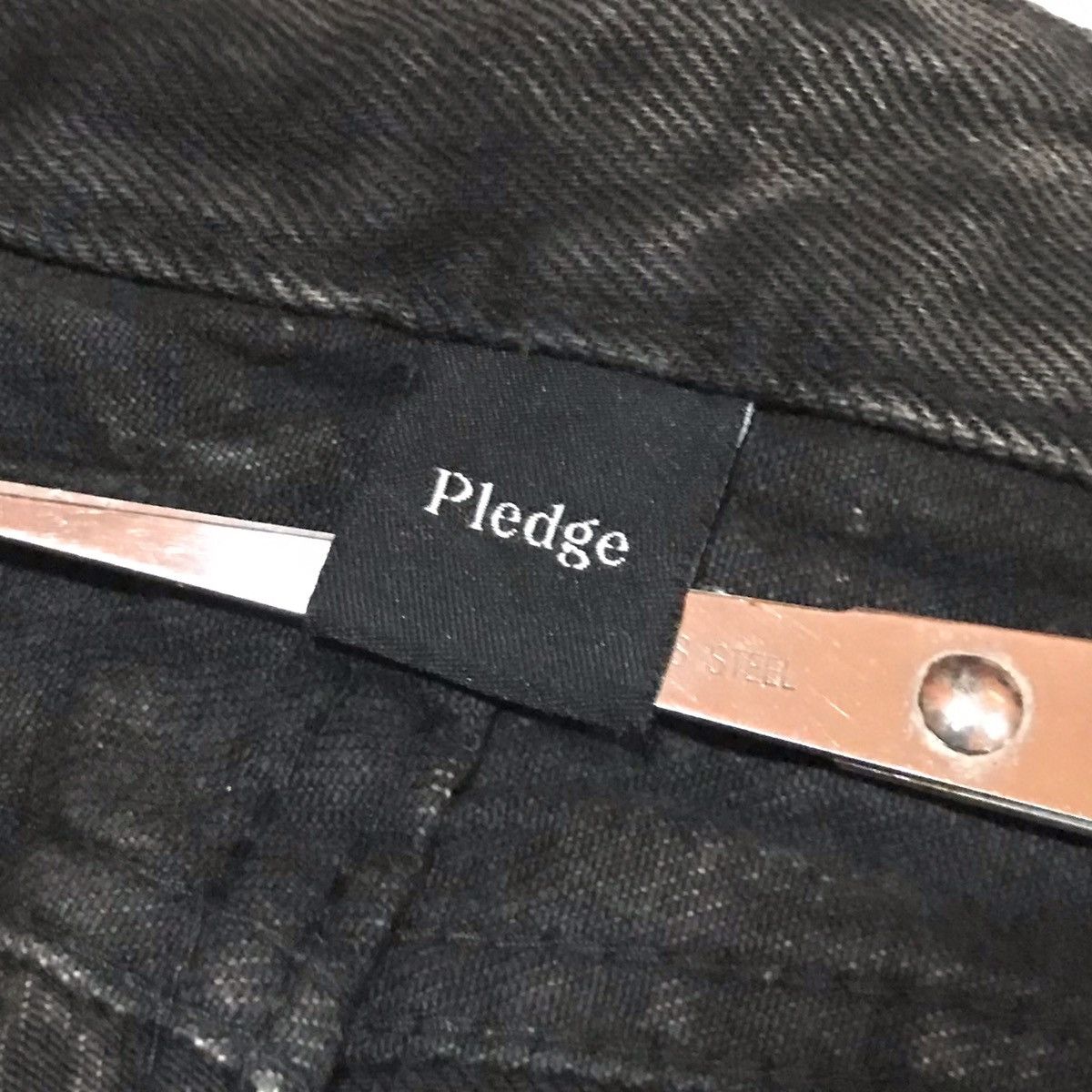 Pledge 💥NEED GONE💥 Rare Pledge Acid Washed Black Denim Pants Size US 34 / EU 50 - 9 Thumbnail