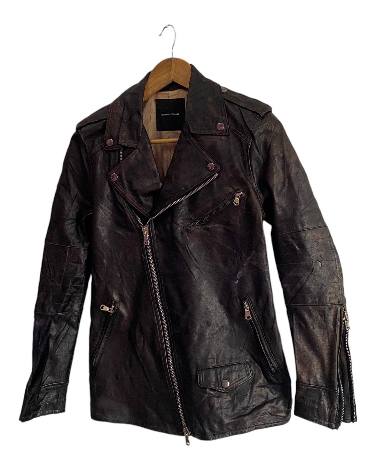 Kapital 🔥MOON AGE DEVILMENT DISTRESSED LEATHER JACKET PUNK Size US S / EU 44-46 / 1 - 5 Thumbnail