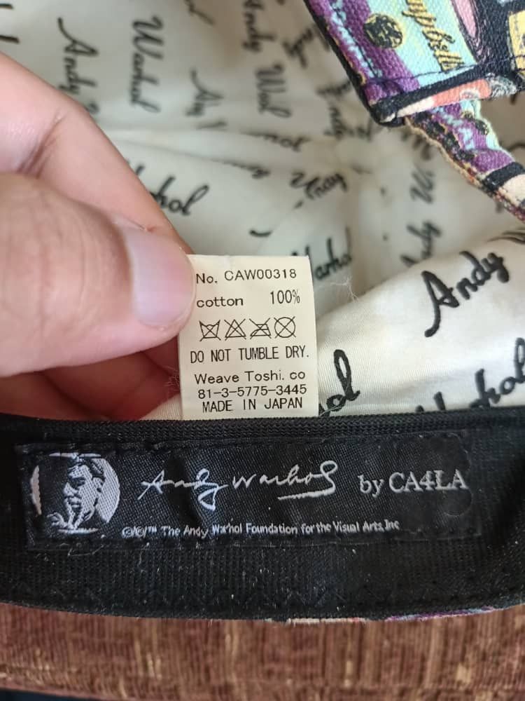 CA4LA Andy Warhol Soup Campball cap by CA4LA Size ONE SIZE - 6 Thumbnail