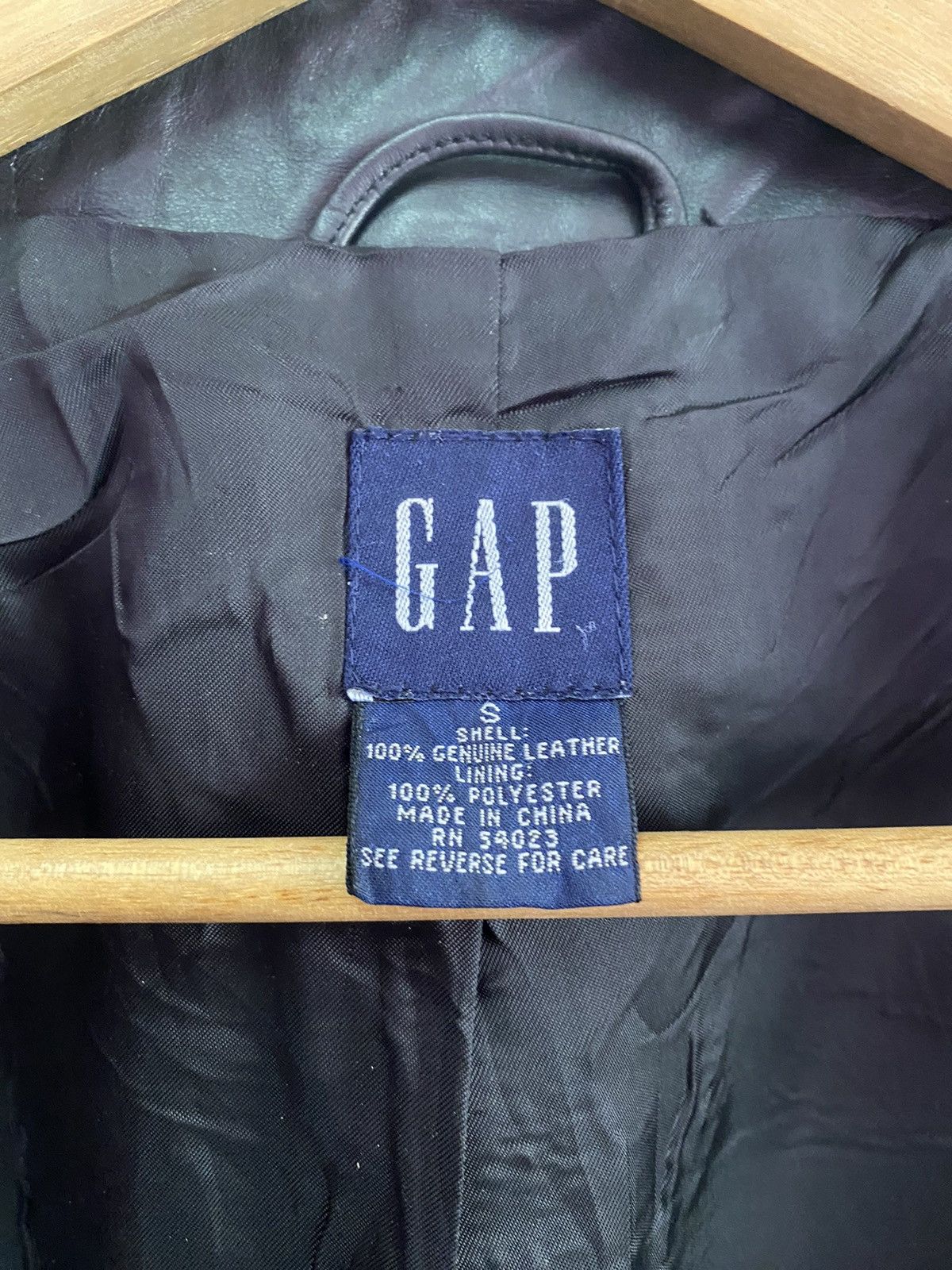 Gap 🔥VINTAGE GAP KANYE WEST LEATHER JACKET Size US S / EU 44-46 / 1 - 7 Thumbnail