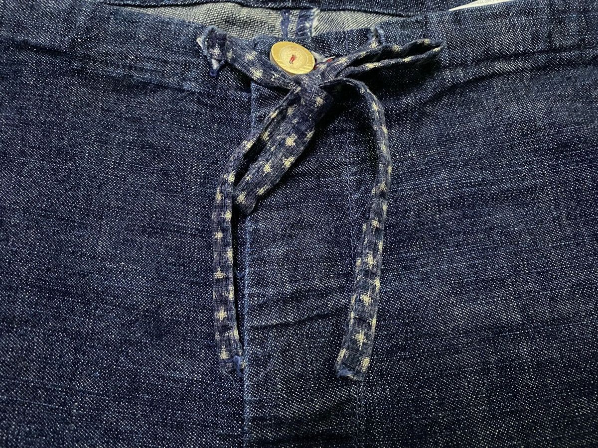 Eternal Eternal Elastic Waist Indigo Denim Pants Size US 35 - 16 Thumbnail