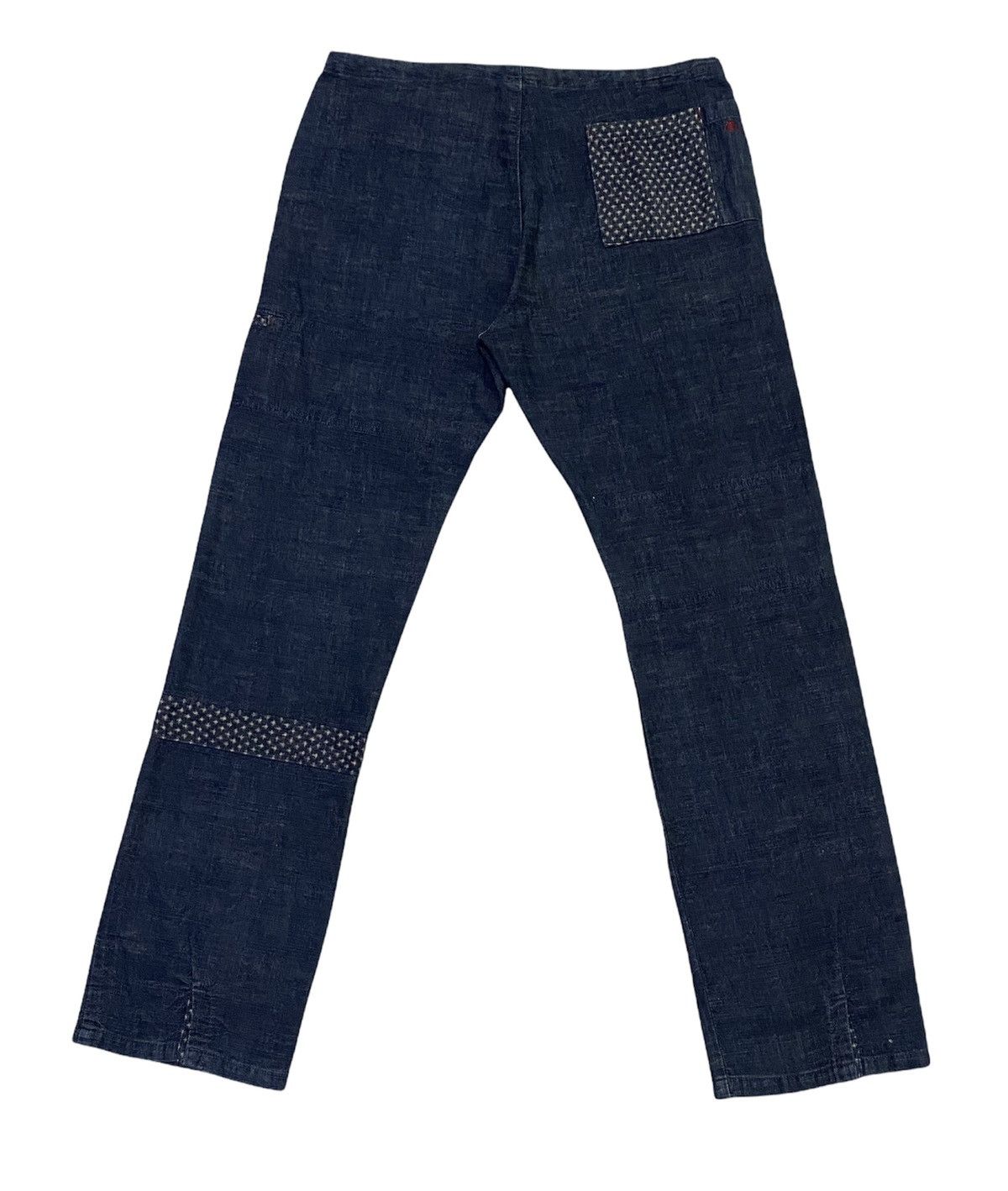 Eternal Eternal Elastic Waist Indigo Denim Pants Size US 35 - 3 Thumbnail