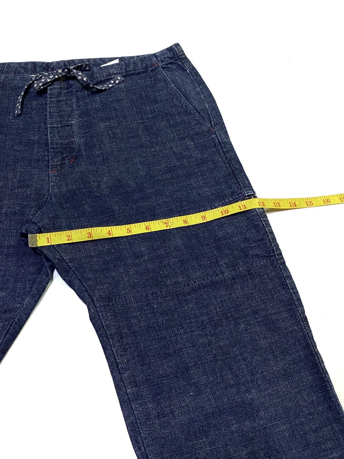Eternal Eternal Elastic Waist Indigo Denim Pants Size US 35 - 8 Thumbnail