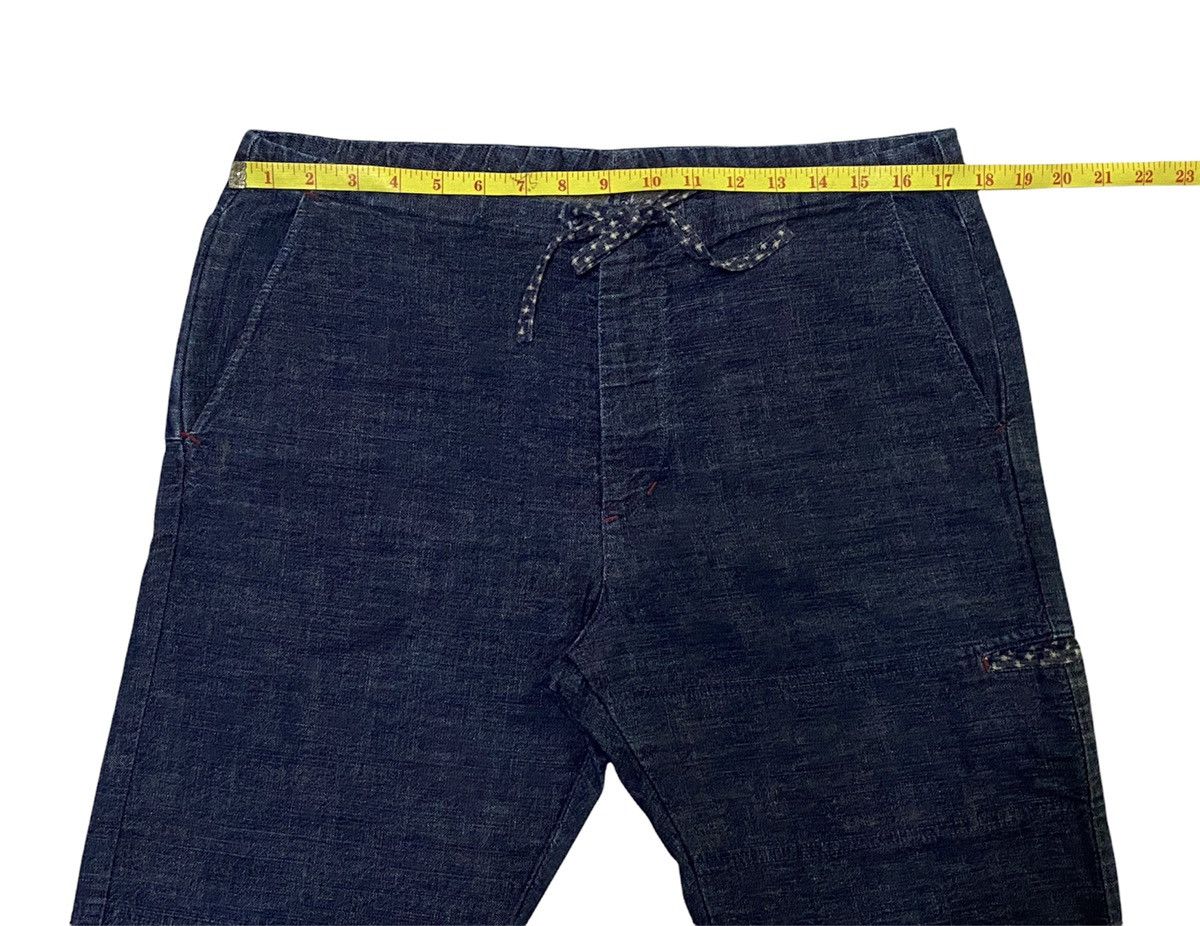 Eternal Eternal Elastic Waist Indigo Denim Pants Size US 35 - 4 Thumbnail