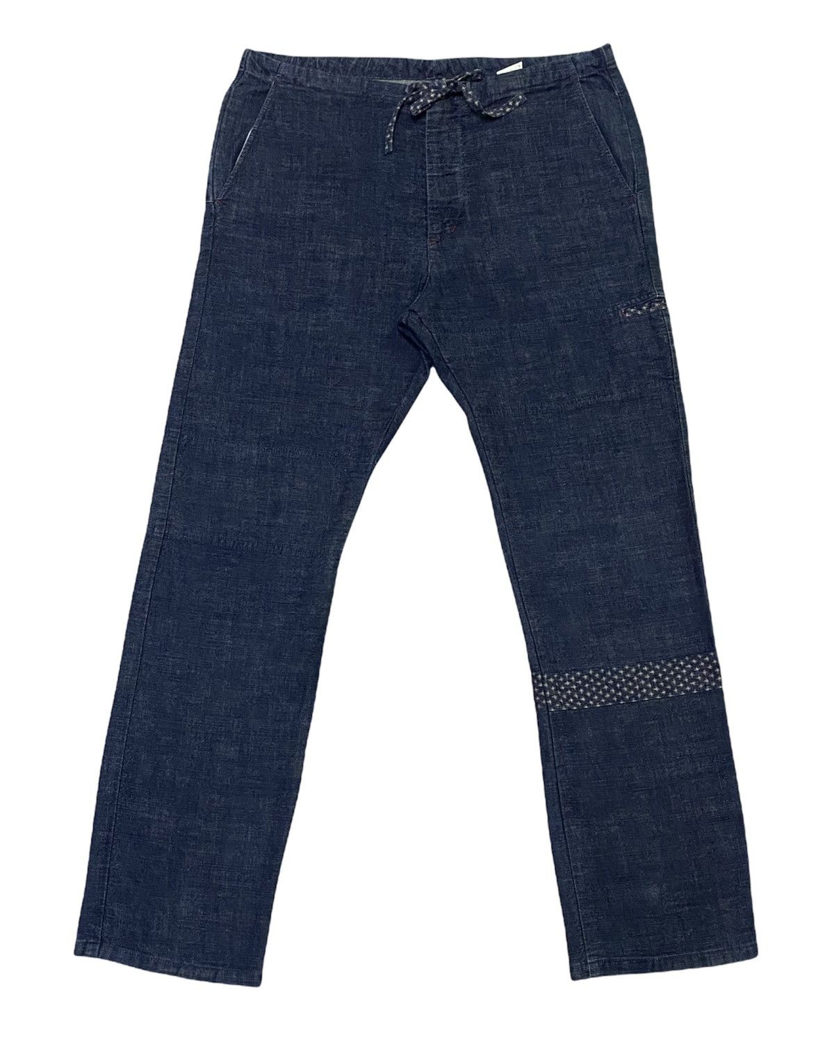 Eternal Eternal Elastic Waist Indigo Denim Pants Size US 35 - 2 Thumbnail