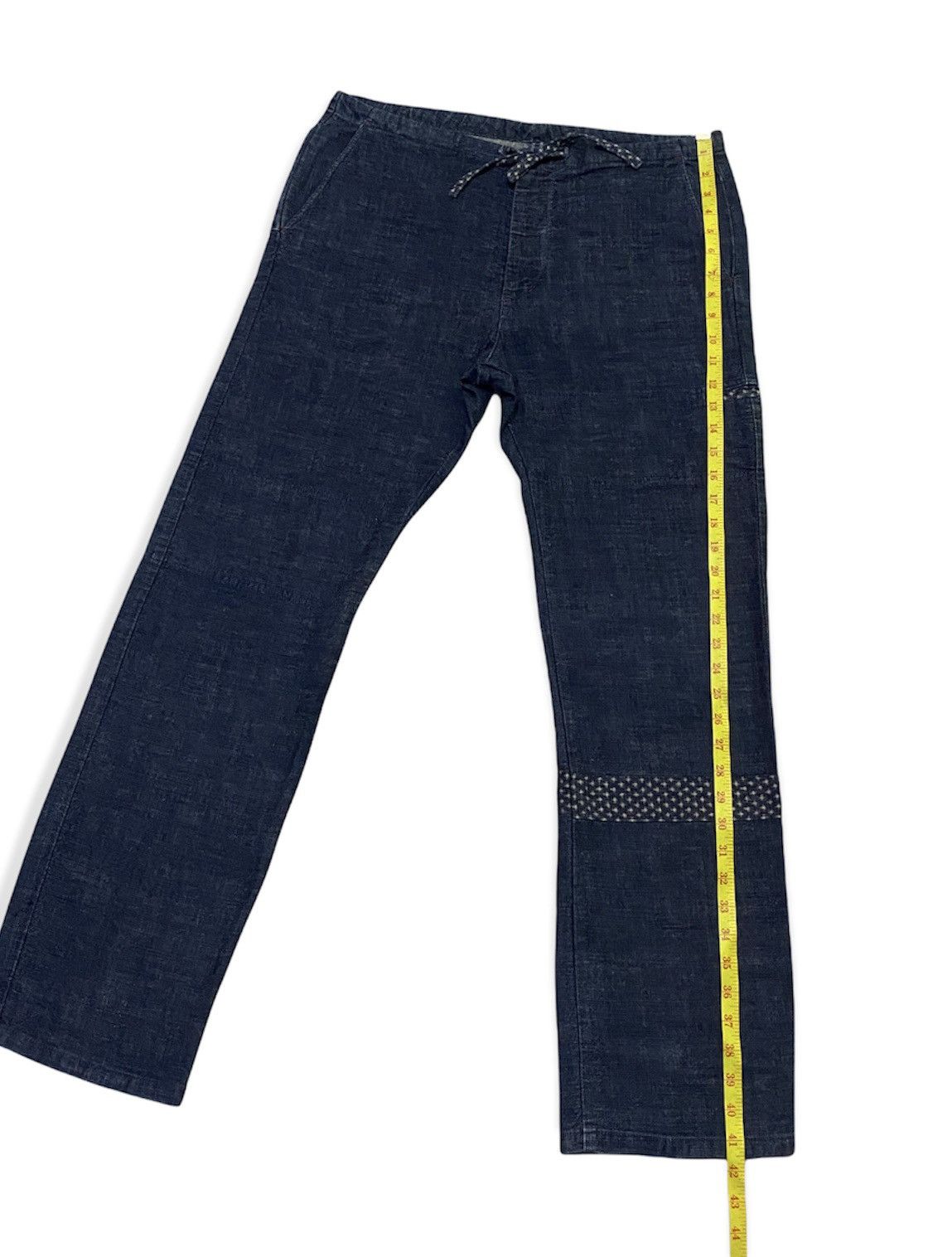 Eternal Eternal Elastic Waist Indigo Denim Pants Size US 35 - 6 Thumbnail