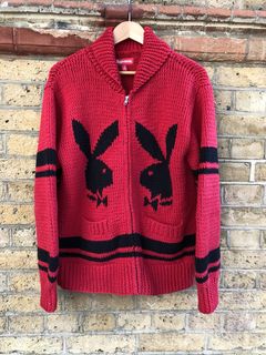 Supreme Supreme Playboy Knit Cardigan Grailed