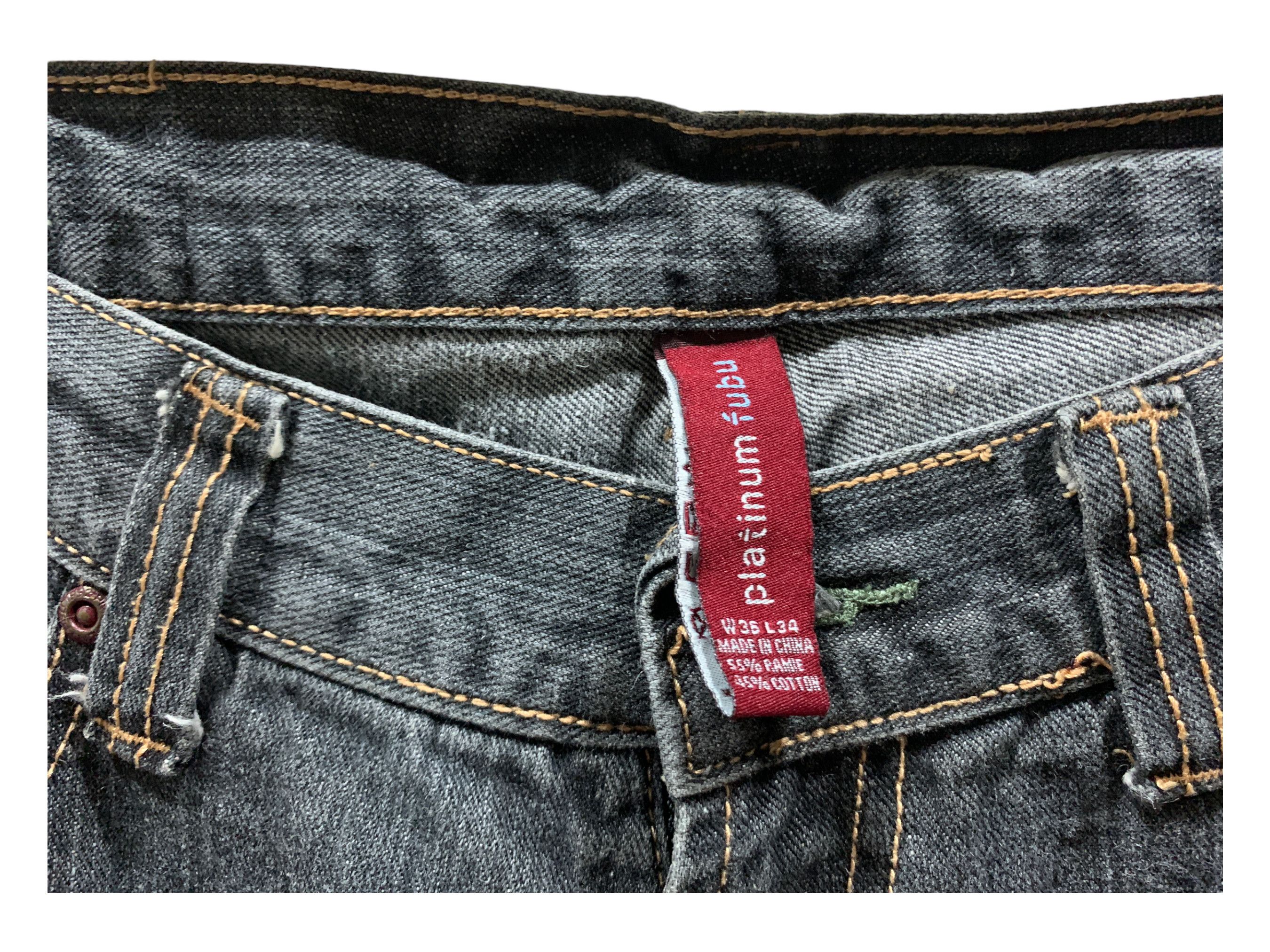 Fubu Fubu Denim Jeans Fubu Hip Hop Skateboards Baggy Jeans Pants Size US 36 / EU 52 - 7 Thumbnail