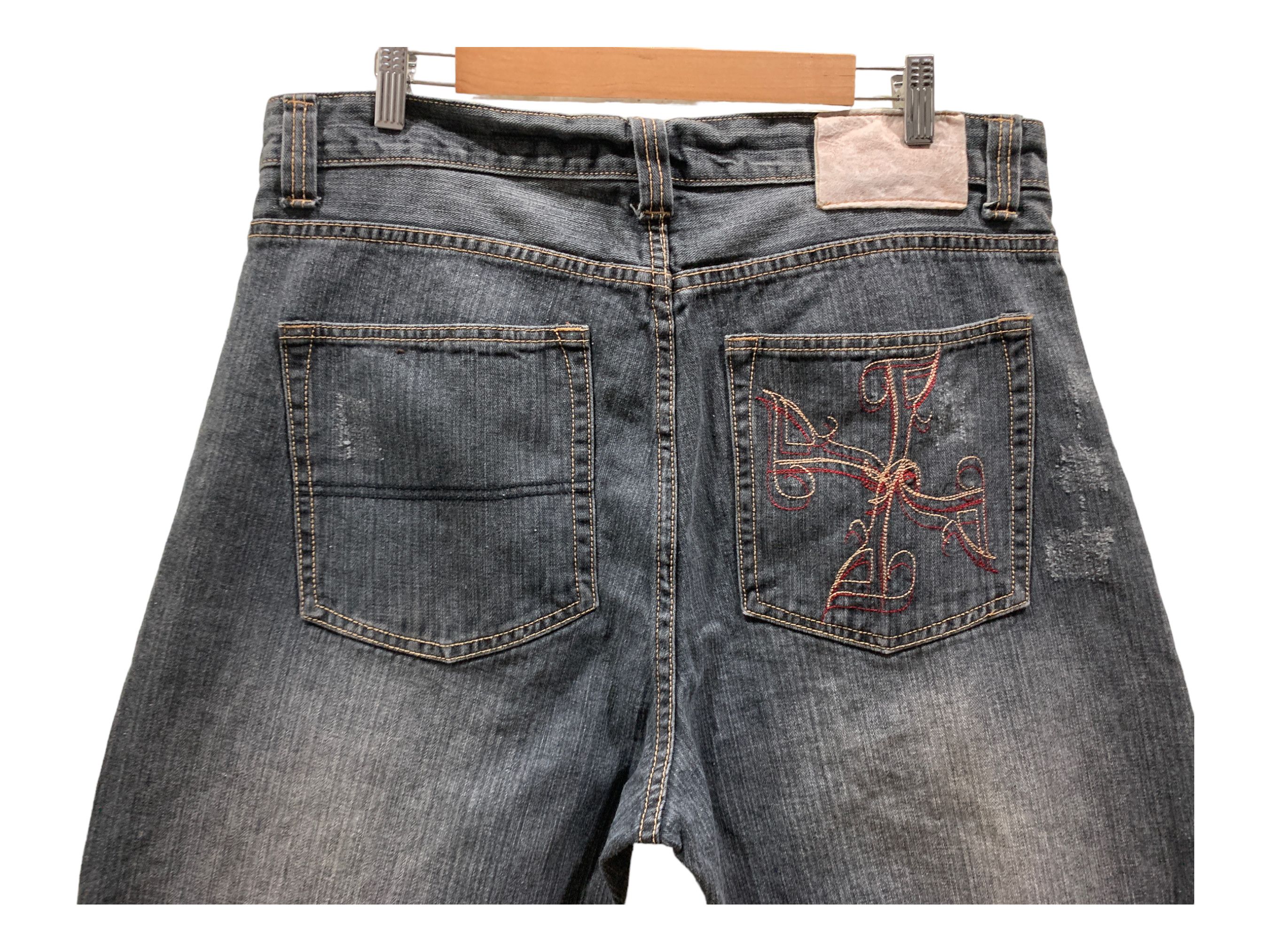 Fubu Fubu Denim Jeans Fubu Hip Hop Skateboards Baggy Jeans Pants Size US 36 / EU 52 - 6 Thumbnail