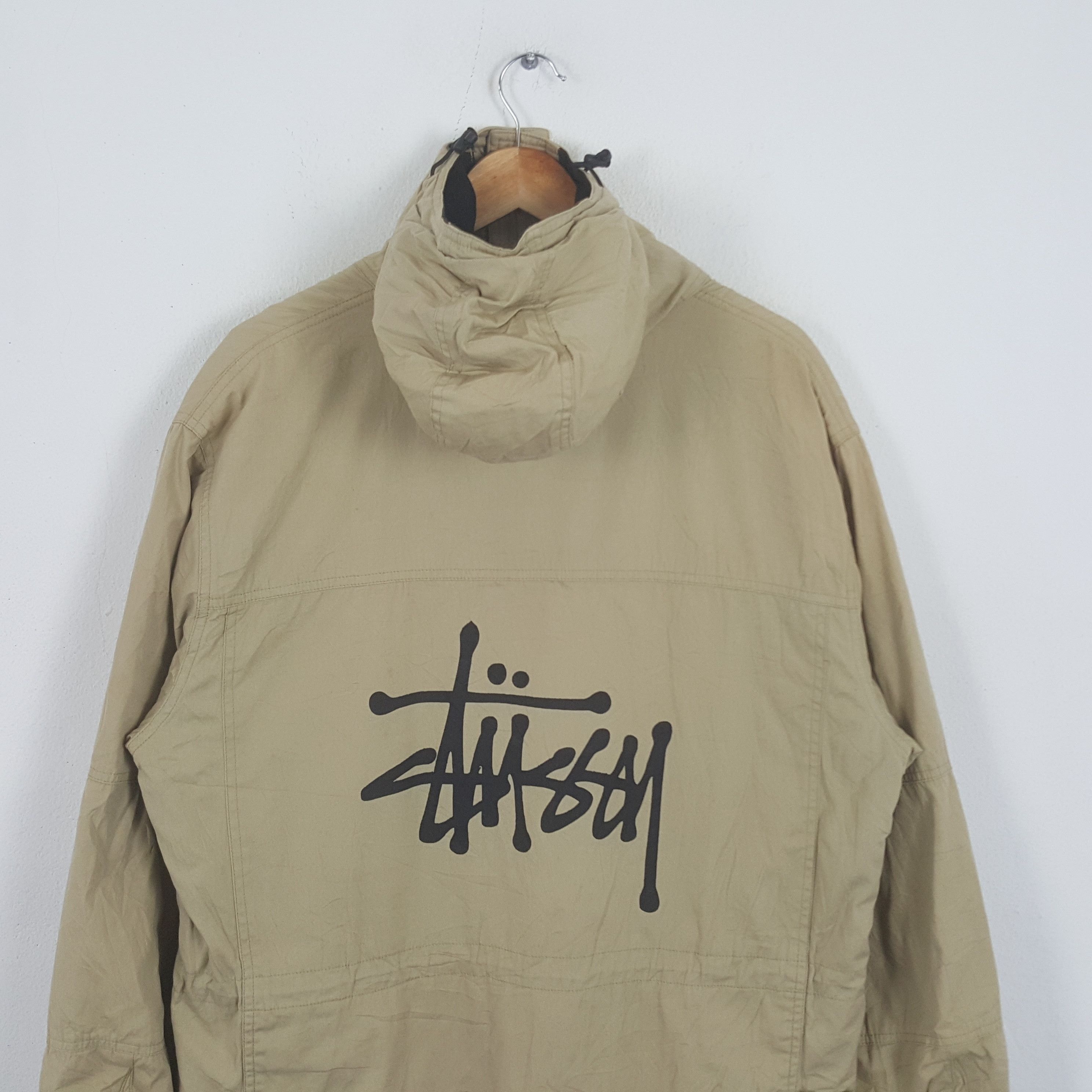 Stussy Vintage Stussy Streetwear Custom Art Parka Hoodies Jacket Size US L / EU 52-54 / 3 - 2 Thumbnail