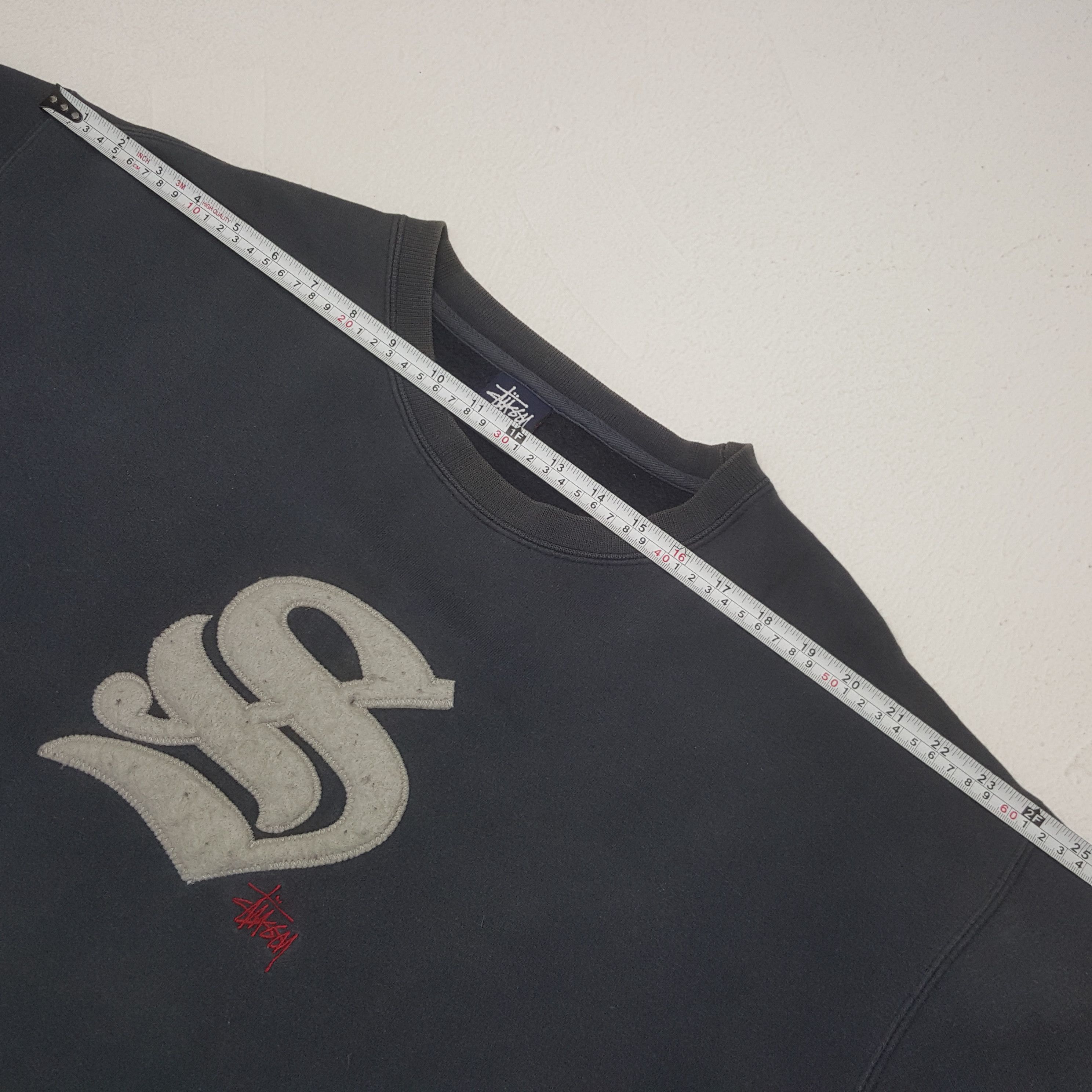 Stussy × Vintage Vintage Stussy Streetwear Center Big Logo Art Sweatshirt Size US XL / EU 56 / 4 - 6 Thumbnail