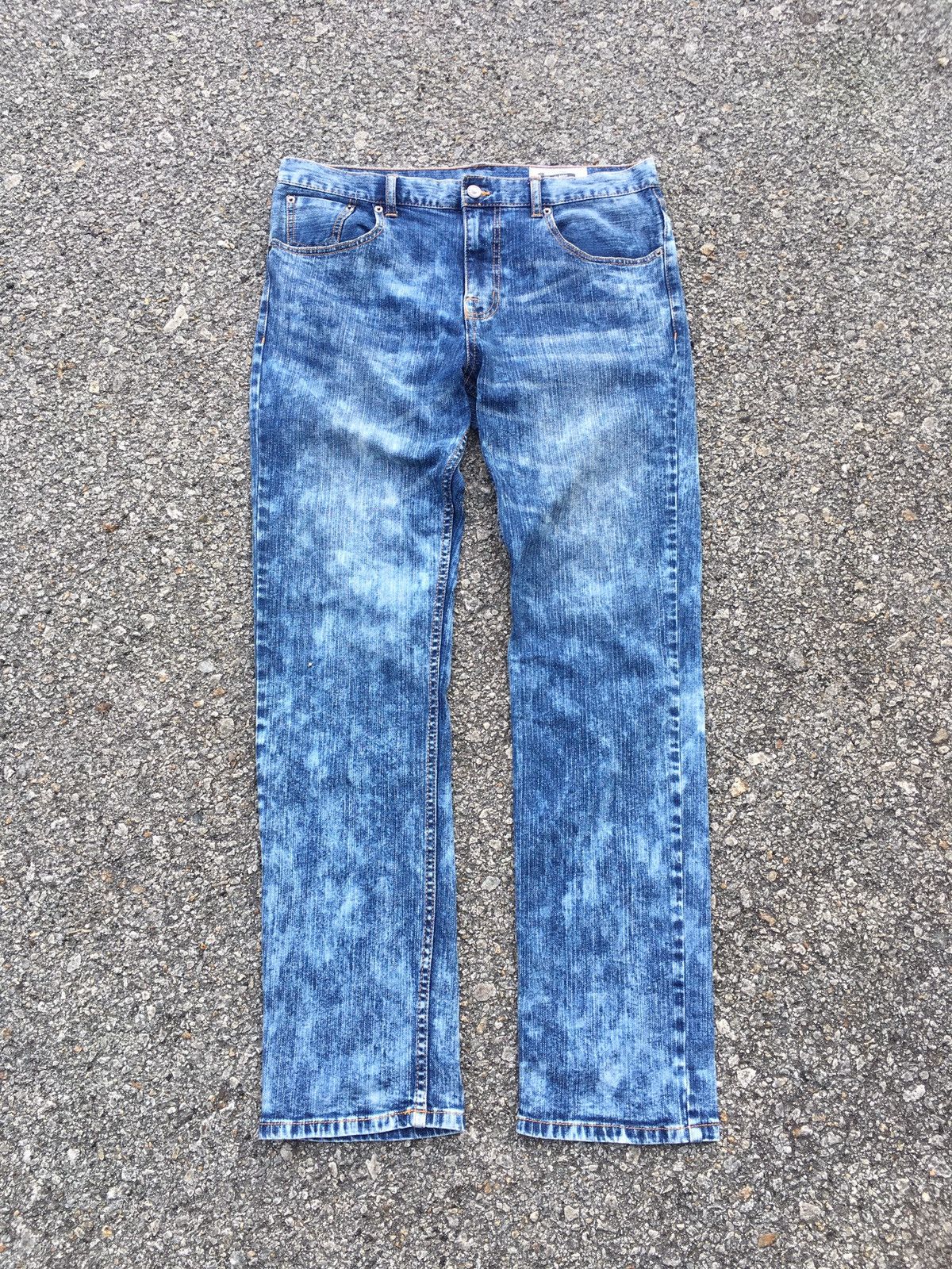 Japanese Brand × Tornado Mart FLARED🔥URBAN RESEARCH ACID WASH DENIM JEANS PANTS Size US 35 - 2 Thumbnail