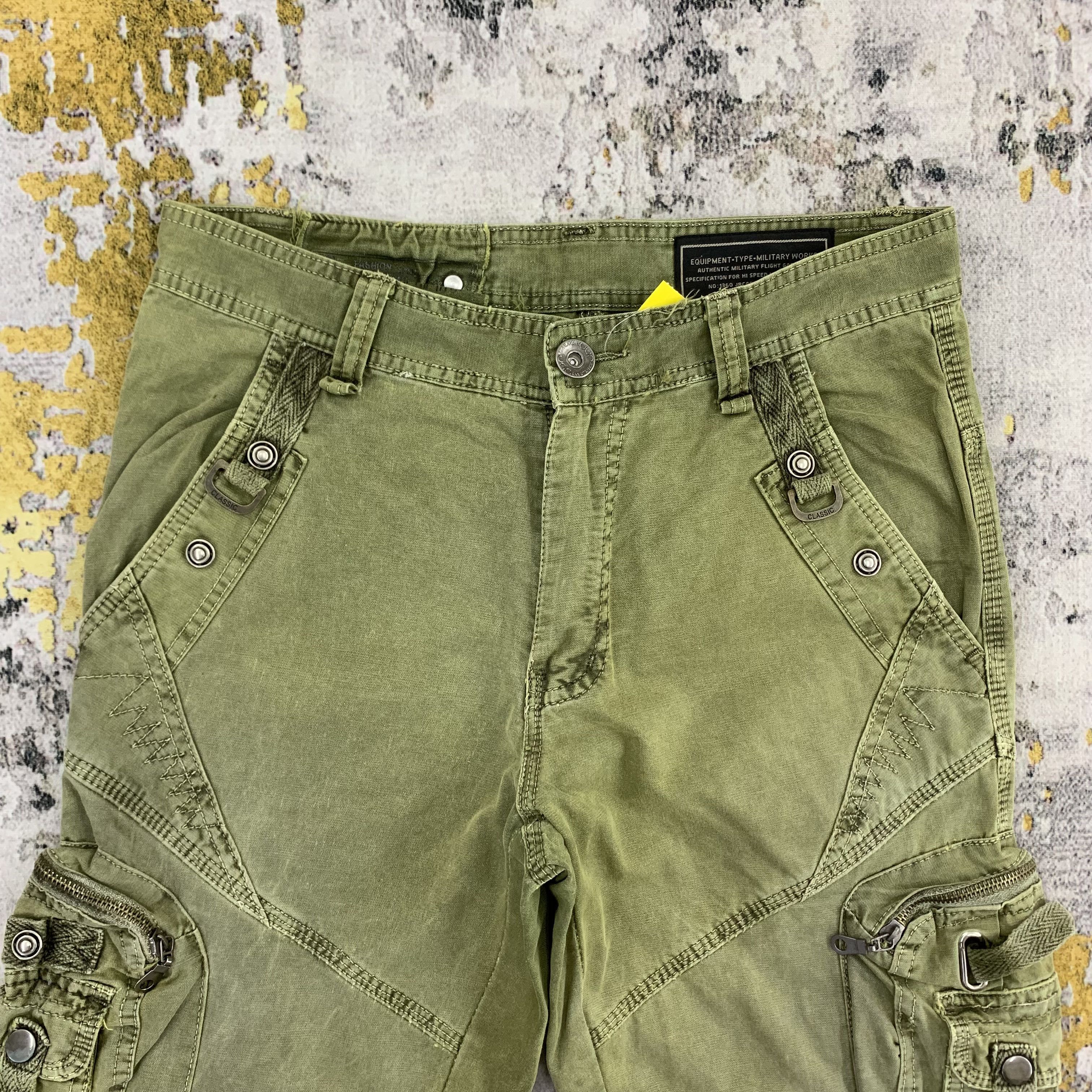 Japanese Brand Junye Jeans Cargo Pants Multipocket Military Tactical Pants Size US 30 / EU 46 - 2 Thumbnail