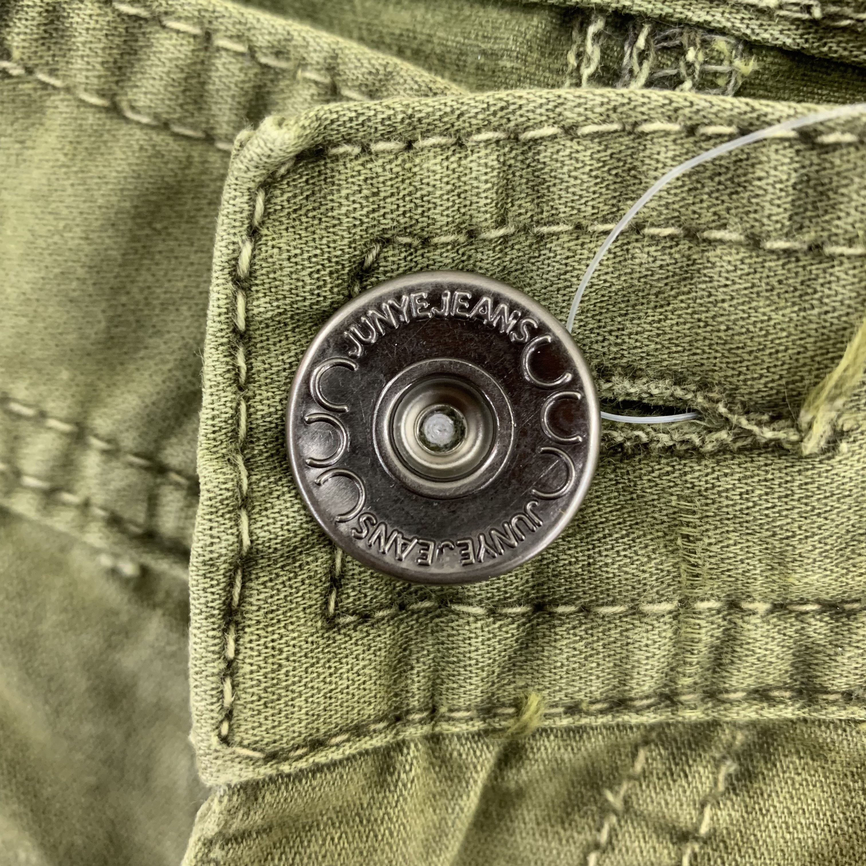 Japanese Brand Junye Jeans Cargo Pants Multipocket Military Tactical Pants Size US 30 / EU 46 - 8 Thumbnail
