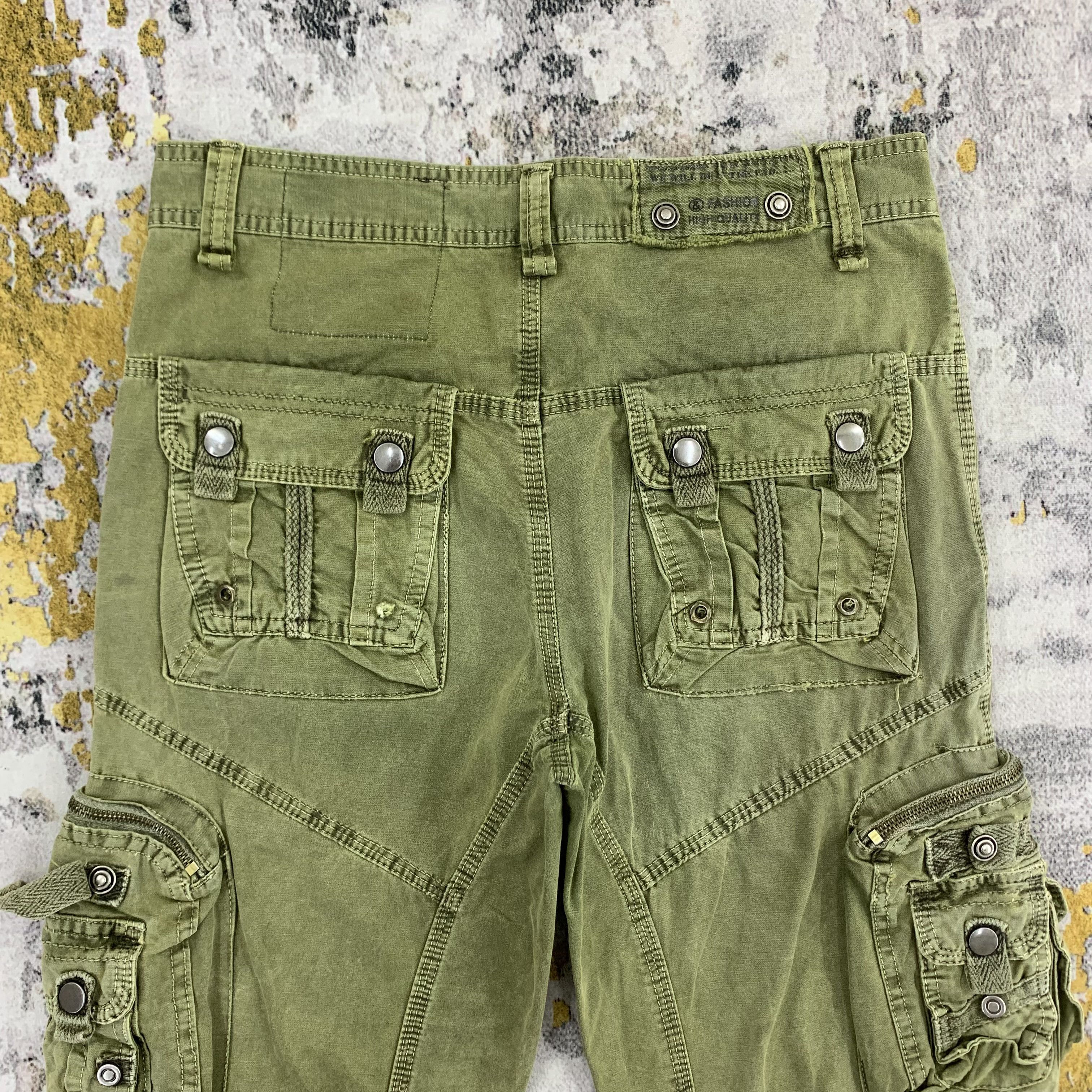Japanese Brand Junye Jeans Cargo Pants Multipocket Military Tactical Pants Size US 30 / EU 46 - 4 Thumbnail