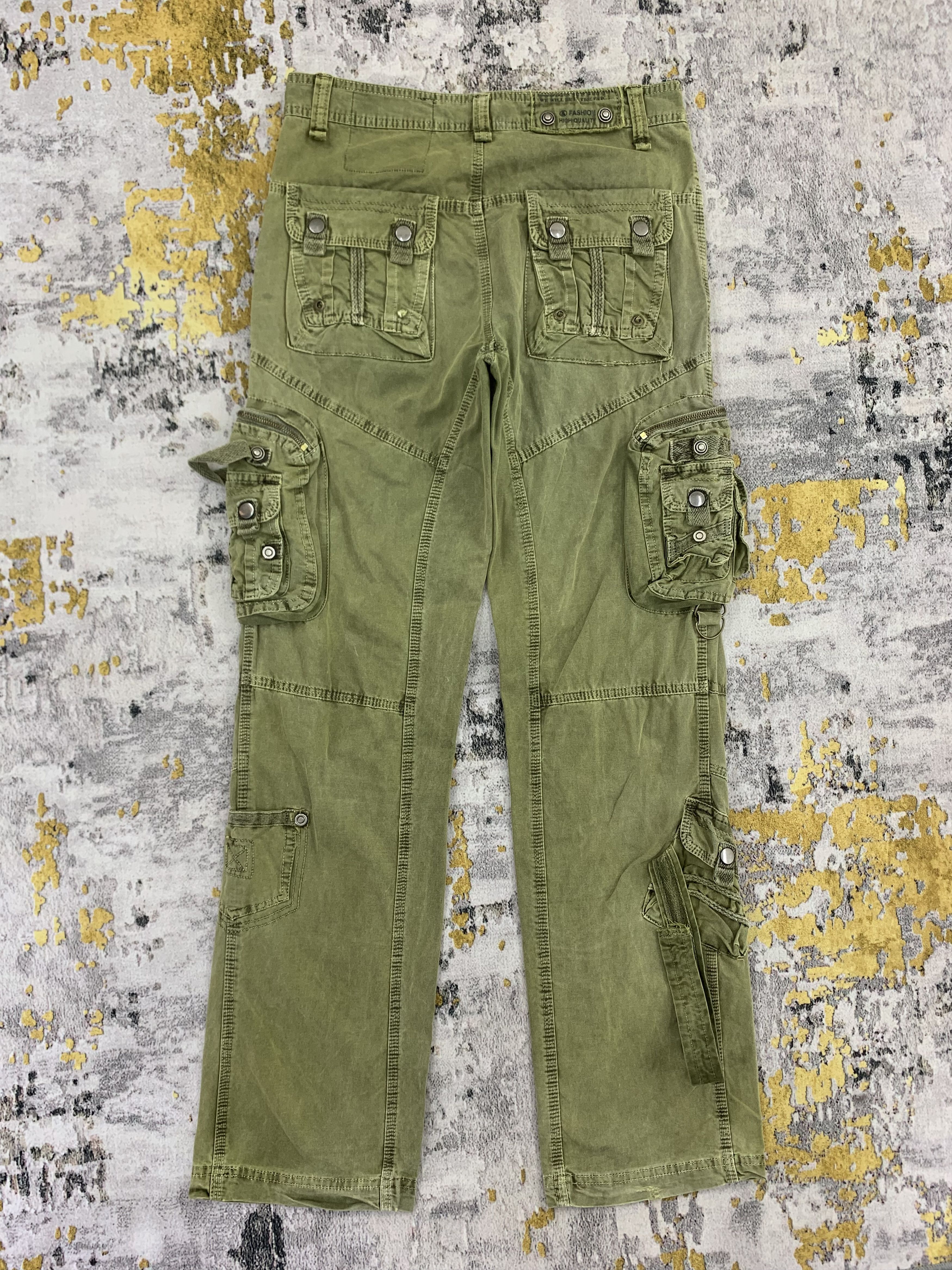 Japanese Brand Junye Jeans Cargo Pants Multipocket Military Tactical Pants Size US 30 / EU 46 - 3 Thumbnail