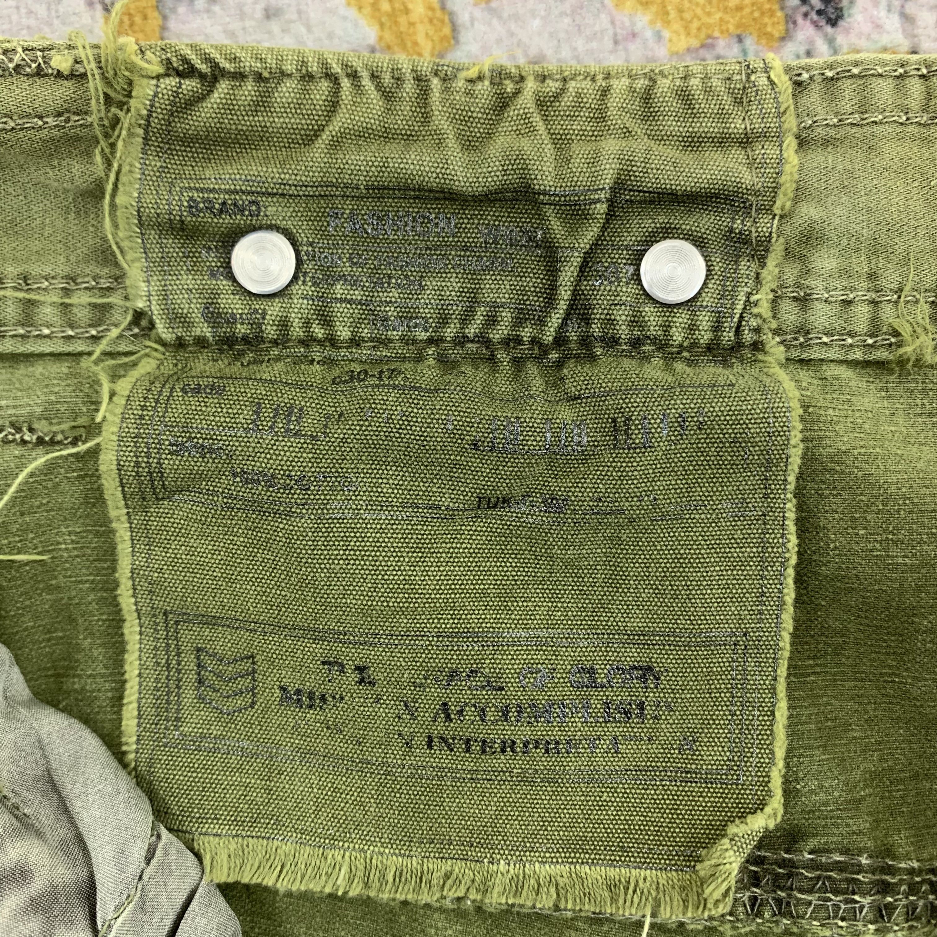 Japanese Brand Junye Jeans Cargo Pants Multipocket Military Tactical Pants Size US 30 / EU 46 - 12 Thumbnail