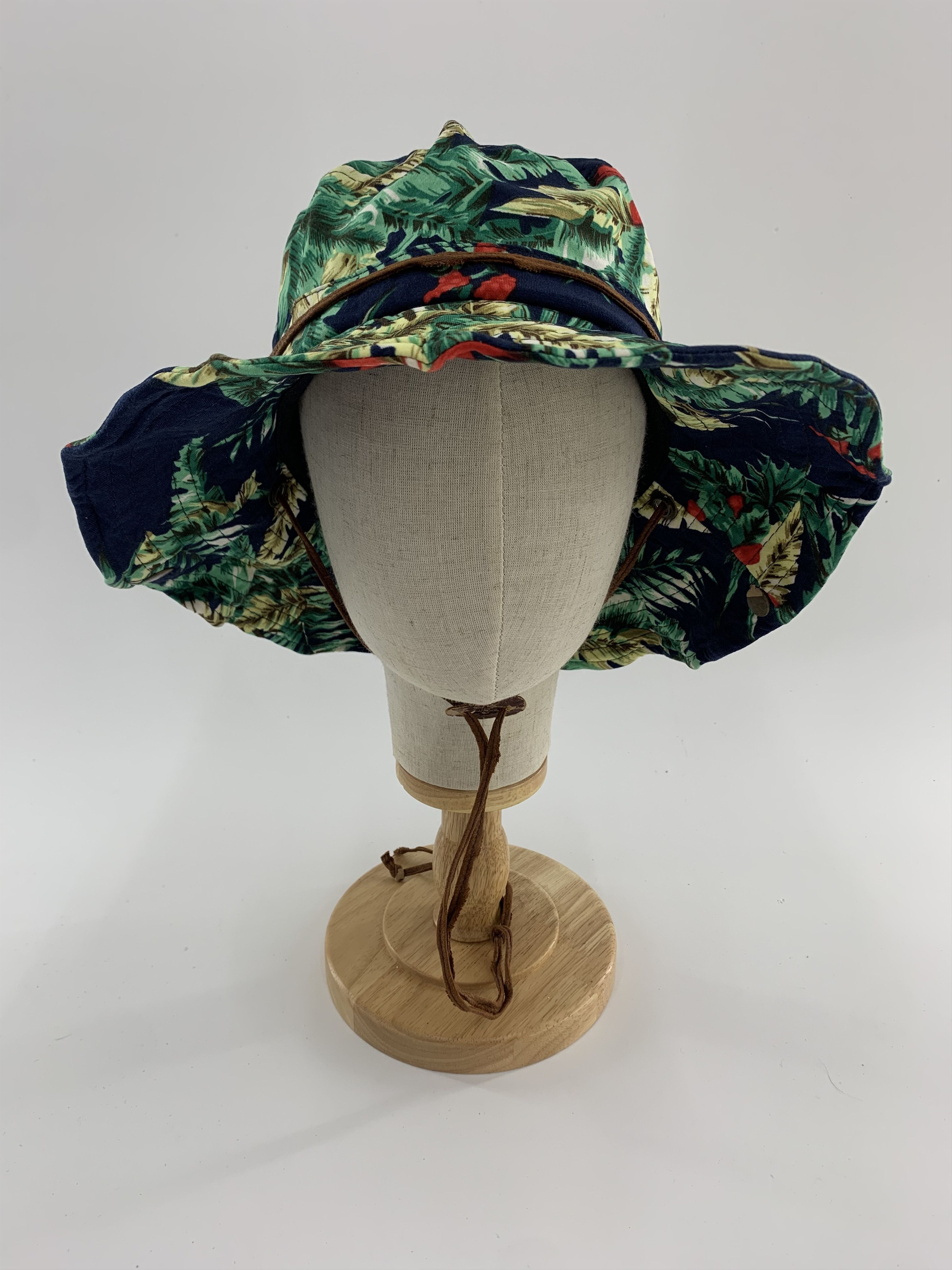 Other Unknown Bucket Hats Flowers Printed Sun Hat Size ONE SIZE - 2 Thumbnail