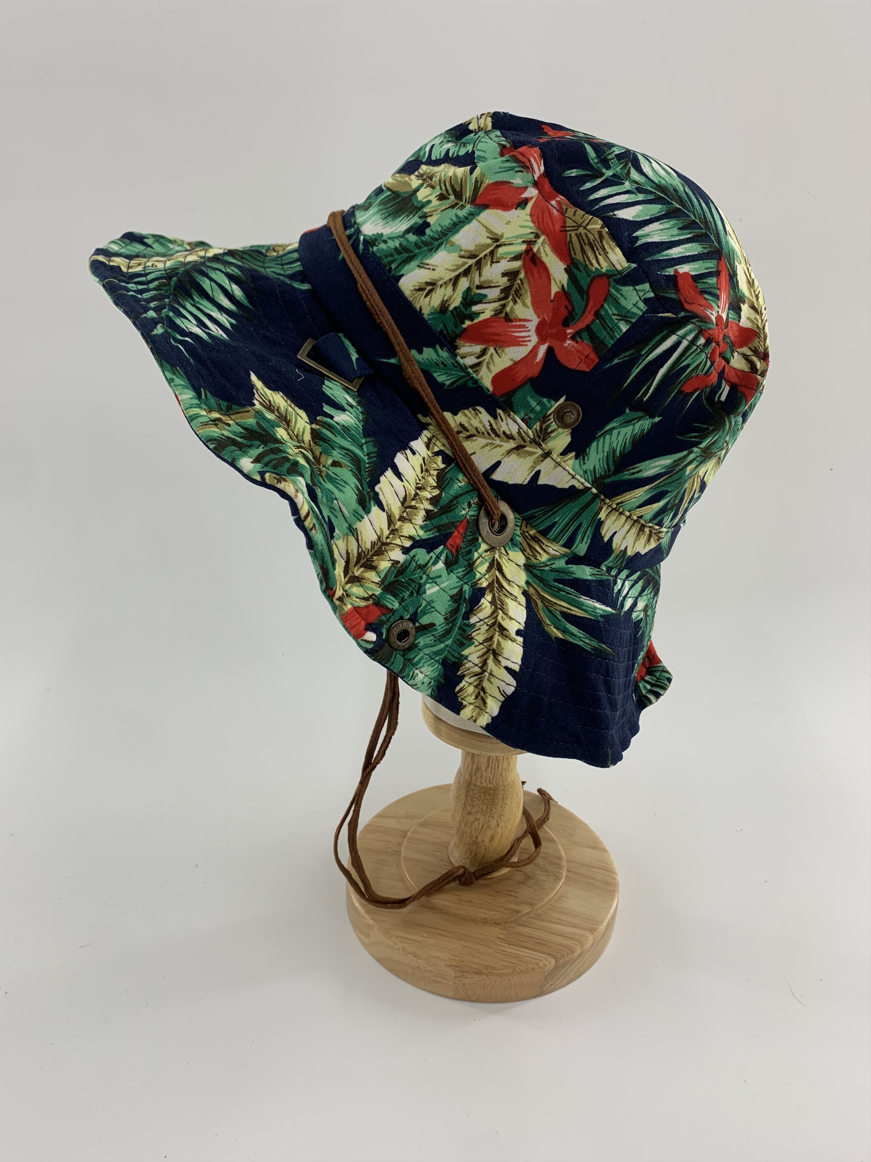 Unknown Bucket Hats Flowers Printed Sun Hat