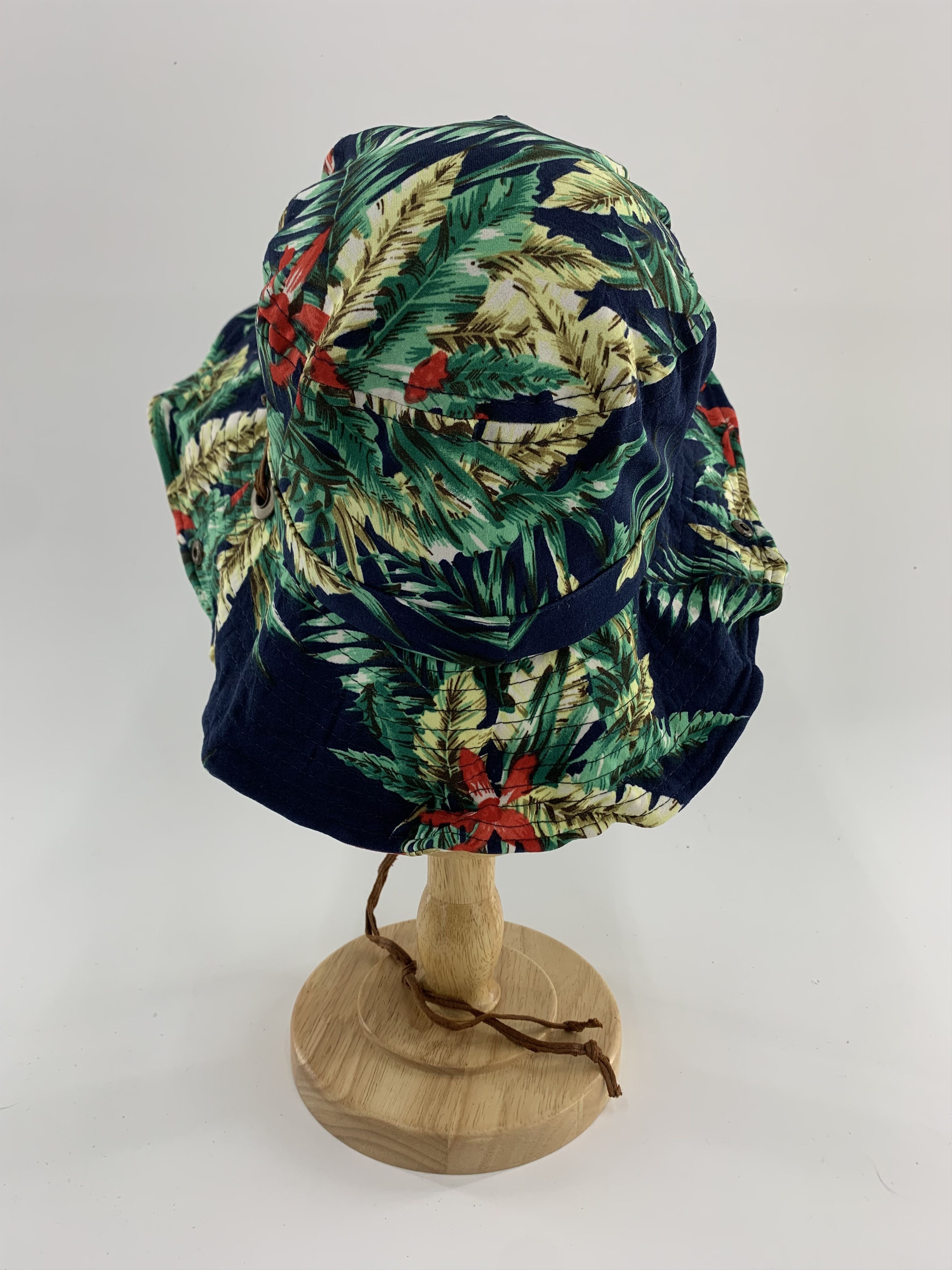 Other Unknown Bucket Hats Flowers Printed Sun Hat Size ONE SIZE - 3 Thumbnail