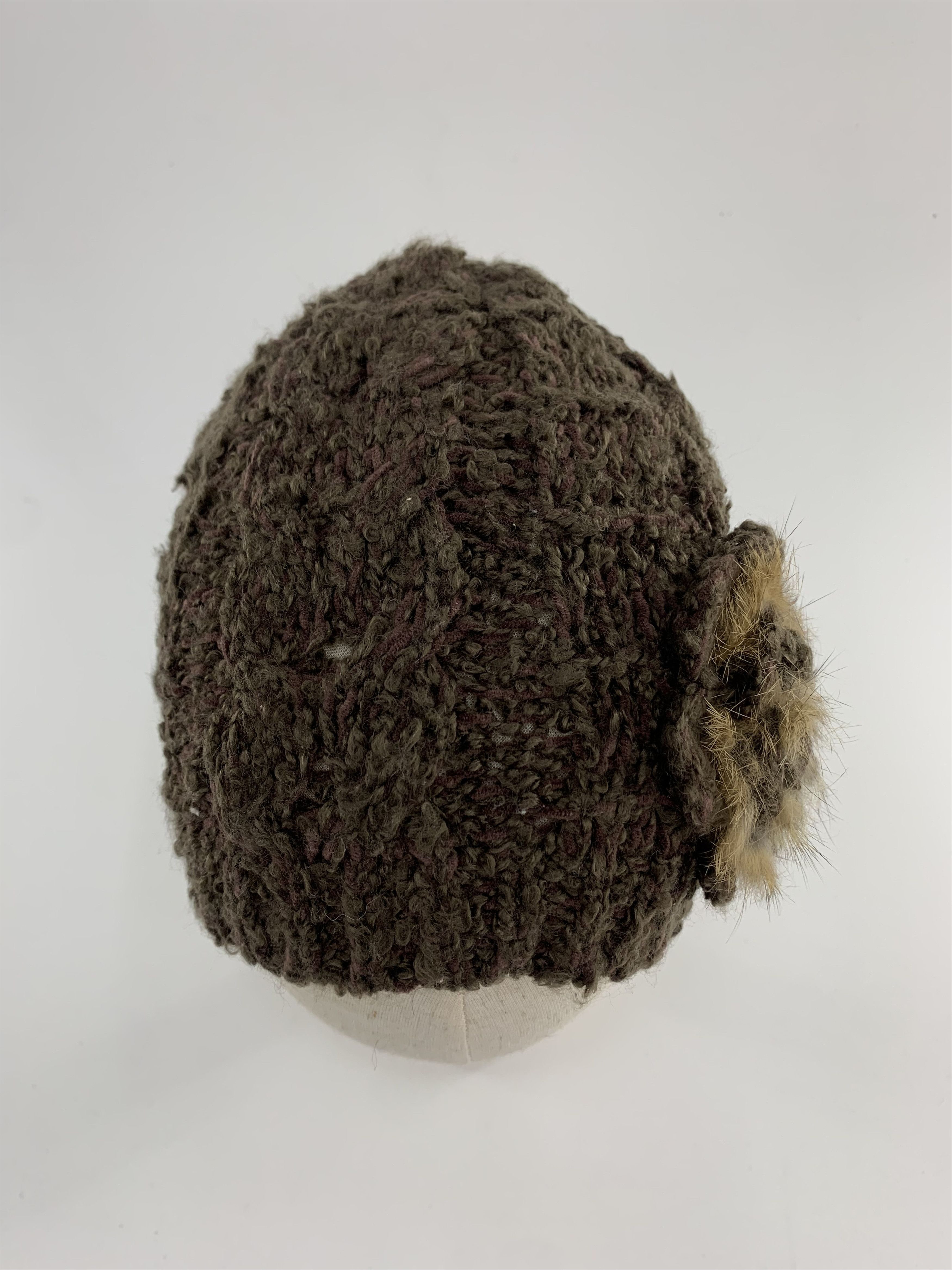Japanese Brand × Junko Shimada Junko Shimada Fur Beanie Hats - B3018 Size ONE SIZE - 5 Thumbnail
