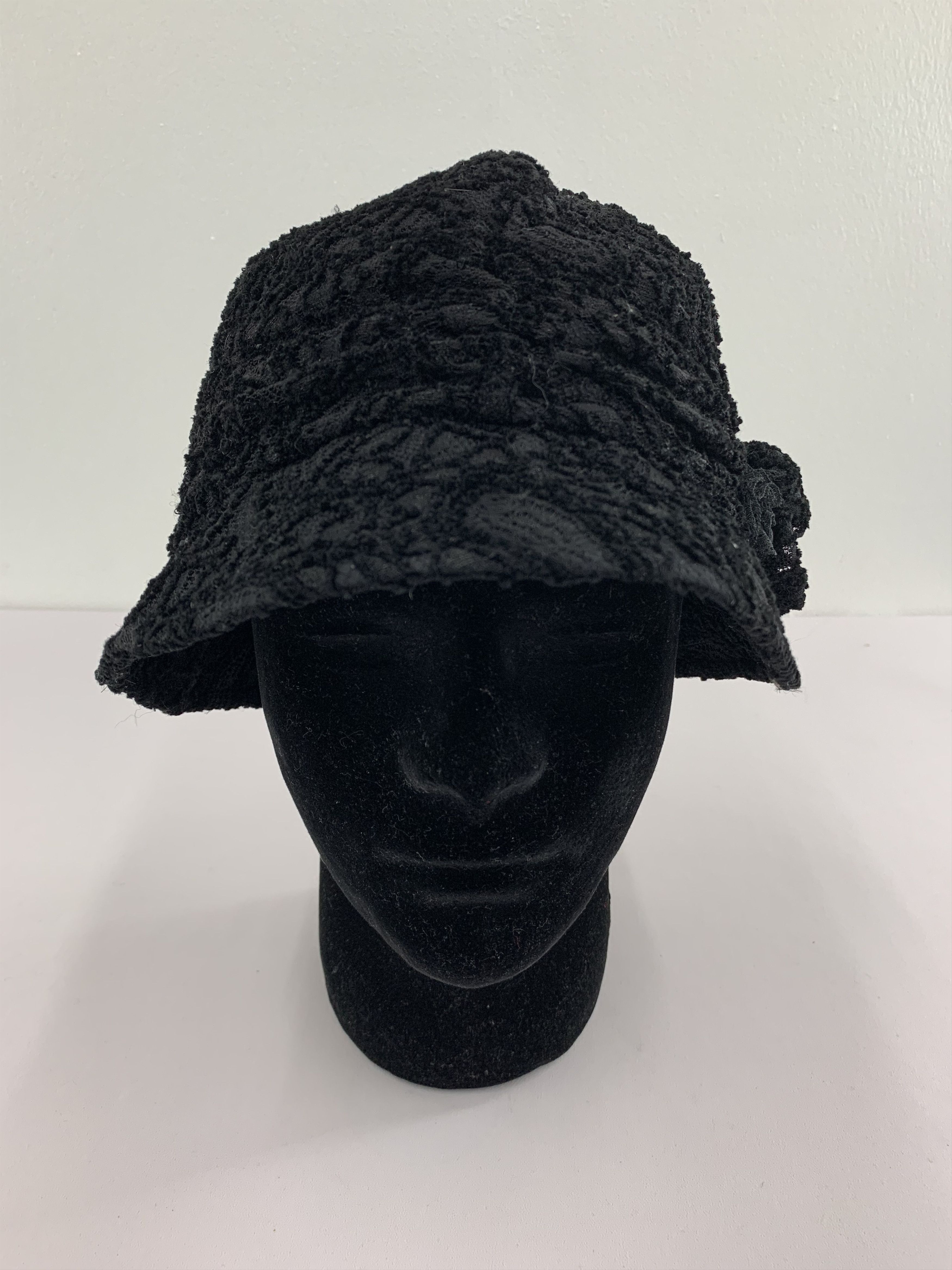 Japanese Brand Black Hat Flowers Design - S3006 Size ONE SIZE - 2 Thumbnail