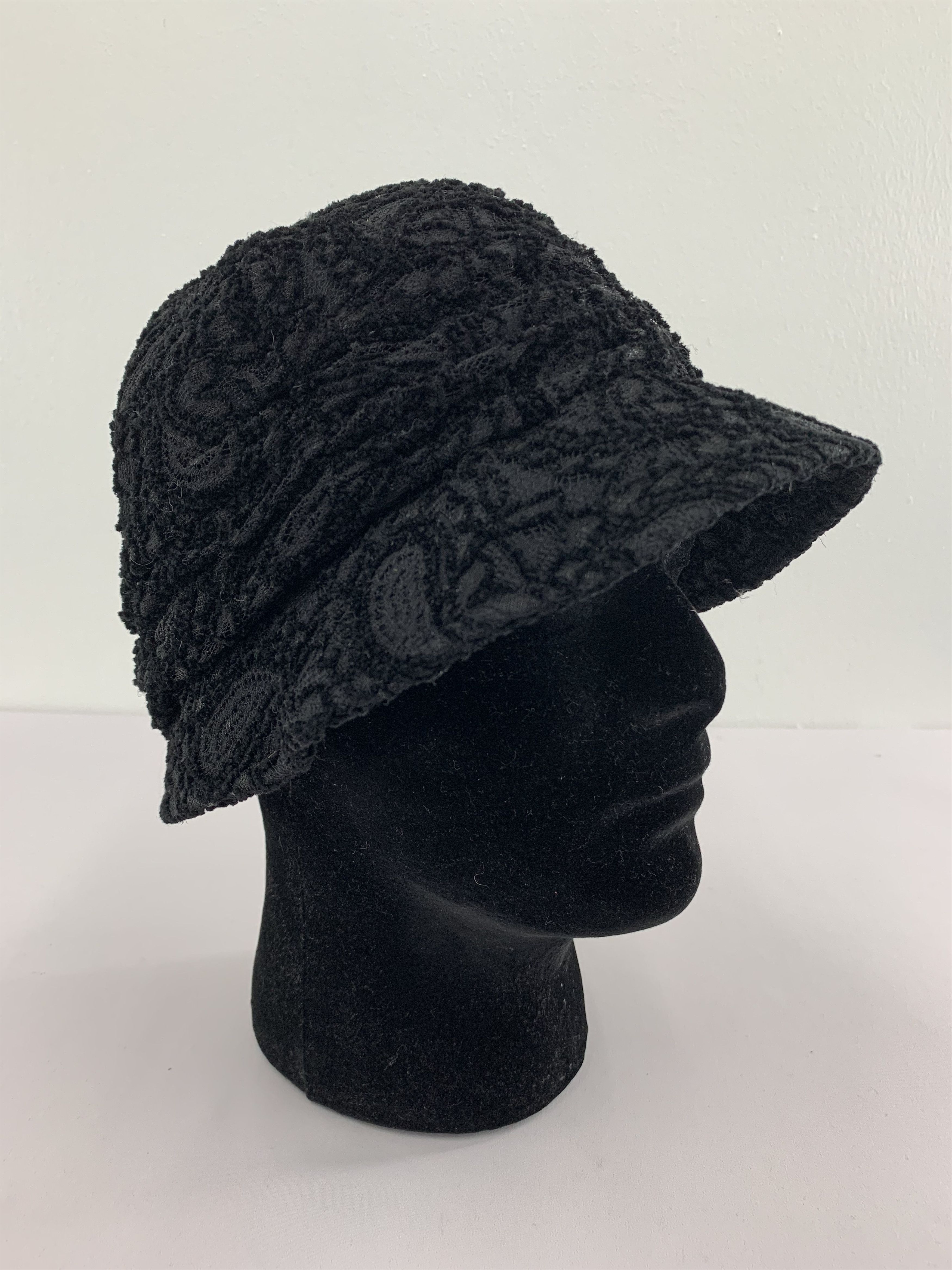 Japanese Brand Black Hat Flowers Design - S3006 Size ONE SIZE - 4 Thumbnail