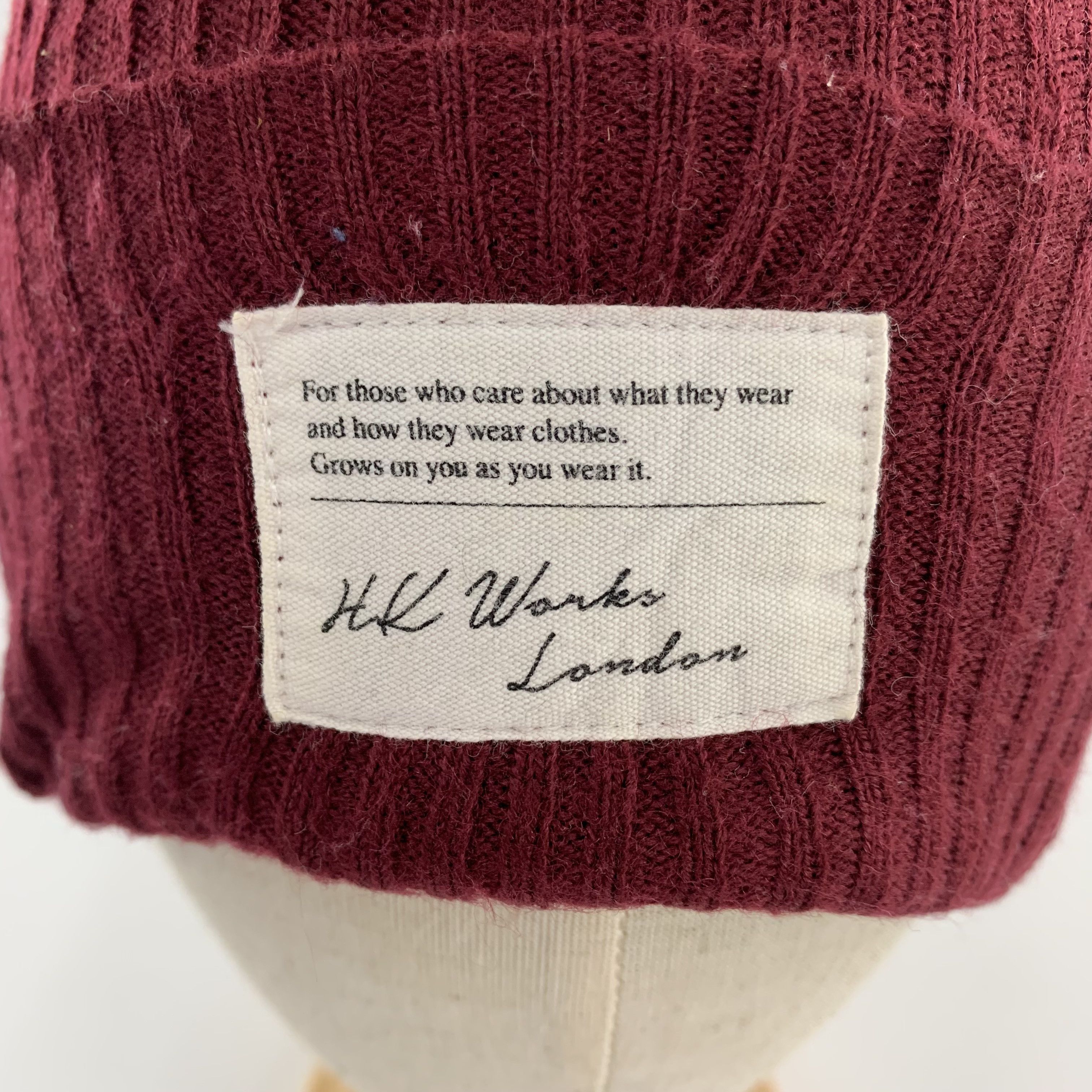 Hiroko Koshino Homme Hiroko Koshino Beanie Hats - B3023 Size ONE SIZE - 6 Thumbnail