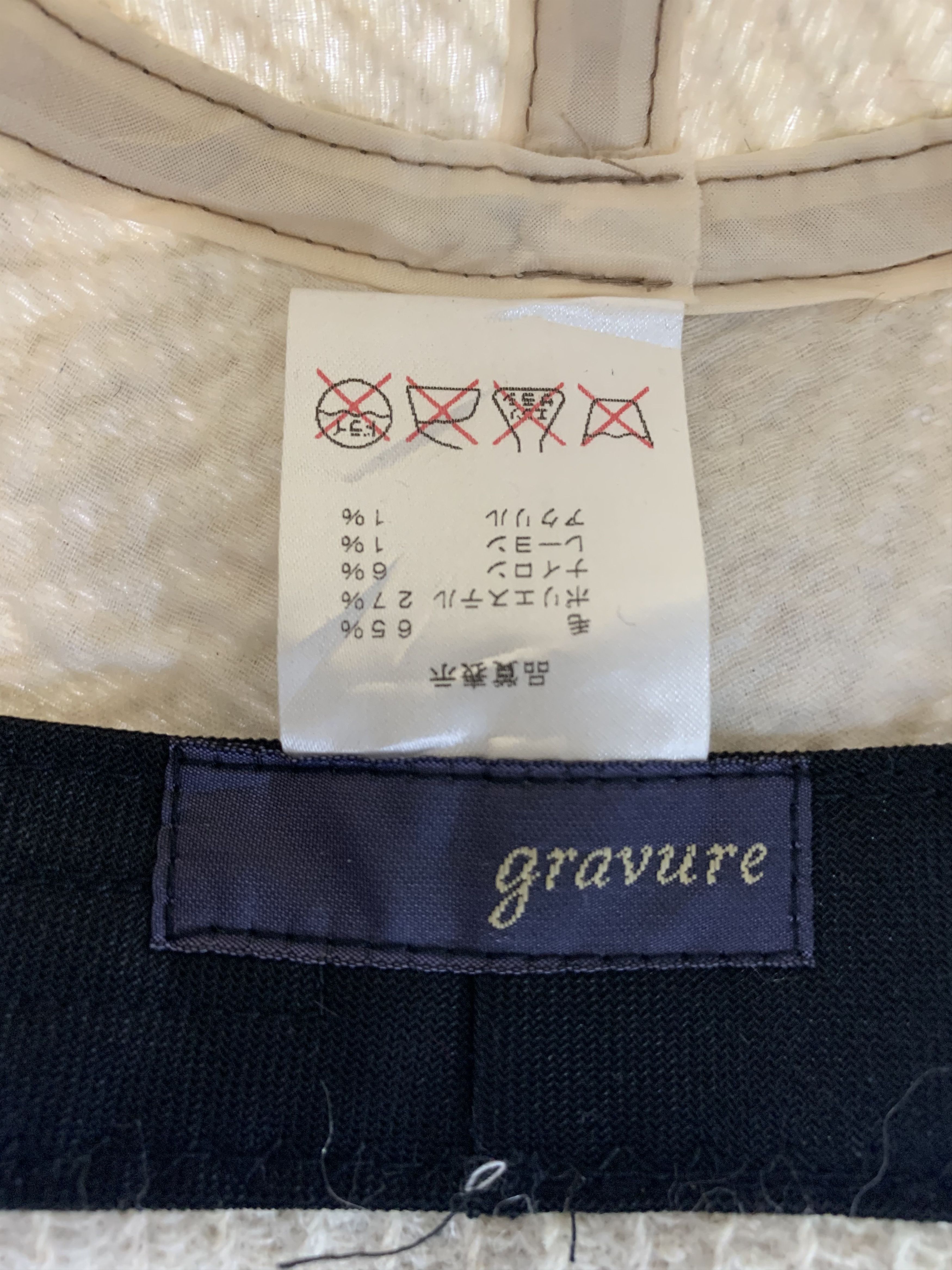 Japanese Brand Gravure Bucket Hats - SS1163 Size ONE SIZE - 8 Thumbnail