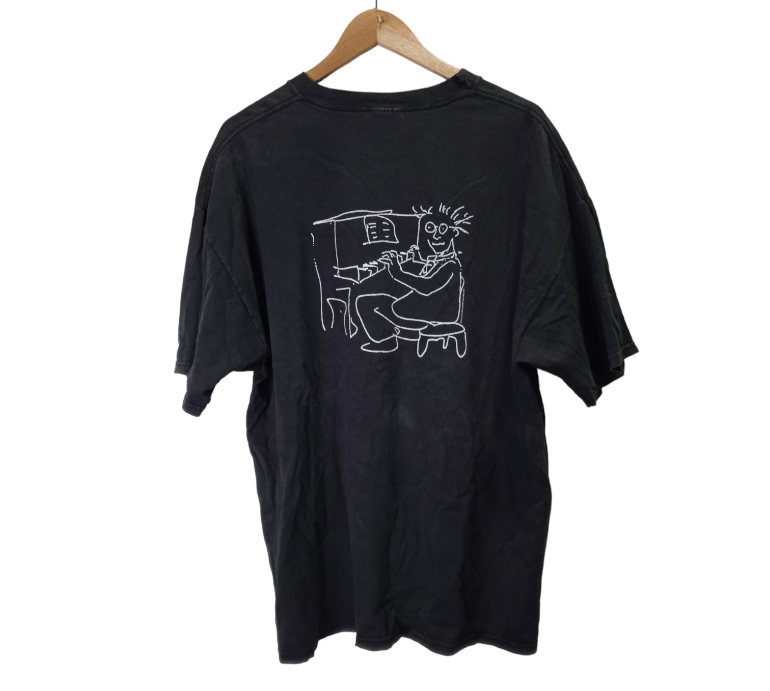 Vintage Vintage 90s The Artwork of John Lennon Art T-Shirt Size US XL / EU 56 / 4 - 2 Thumbnail
