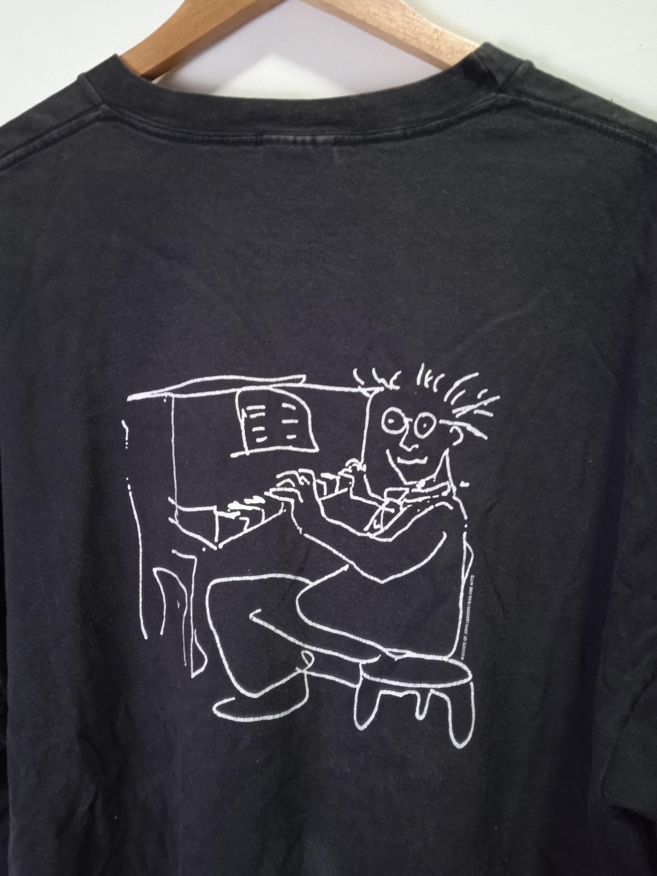 Vintage Vintage 90s The Artwork of John Lennon Art T-Shirt Size US XL / EU 56 / 4 - 6 Thumbnail