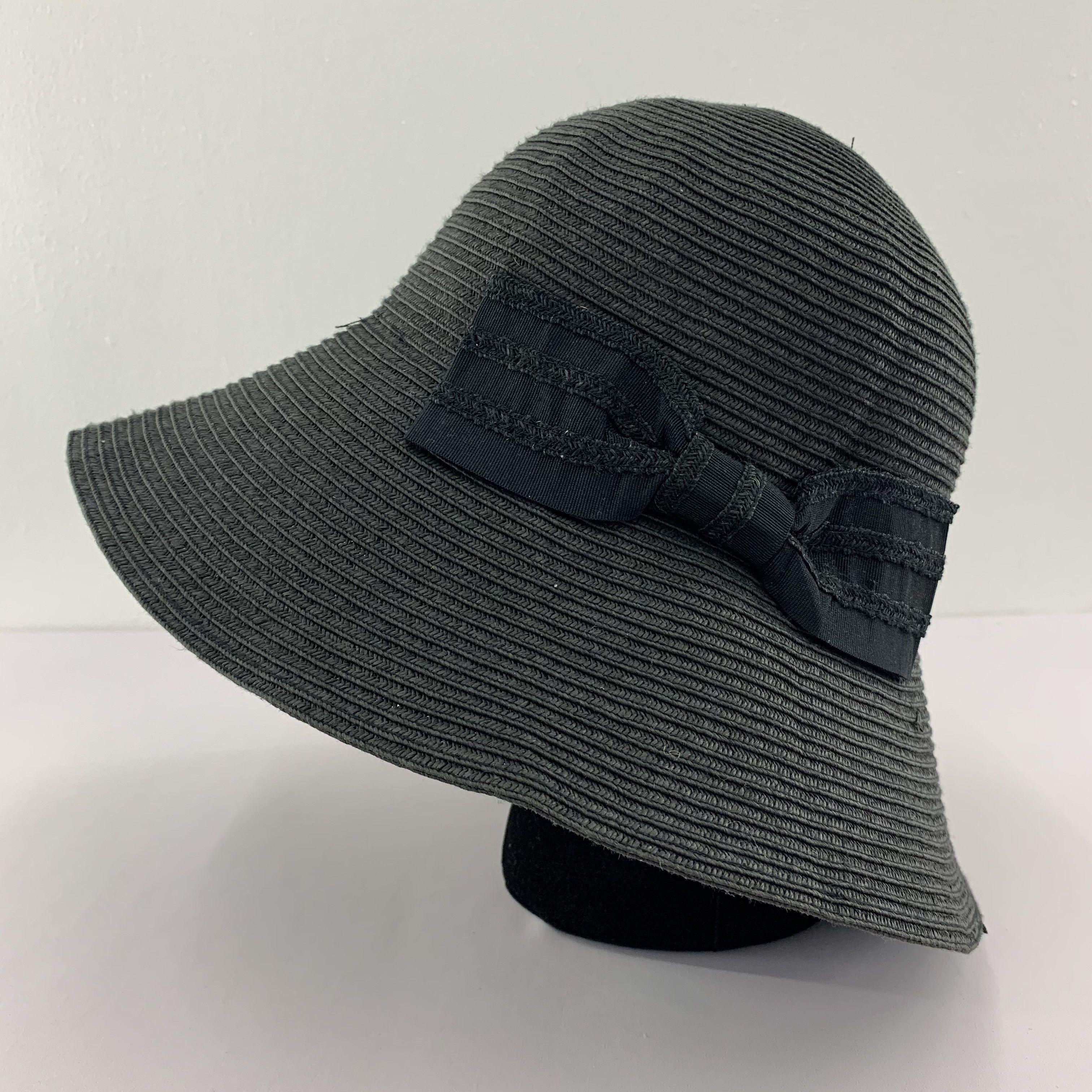 Japanese Brand × Vintage Theoria Bucket Straw Hats Nice Design - S2035 Size ONE SIZE - 1 Thumbnail