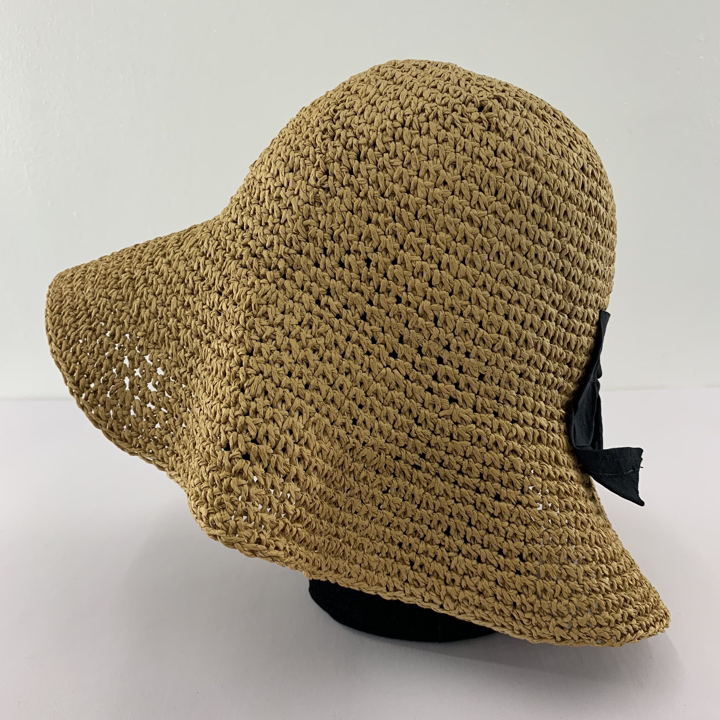 Japanese Brand Straw Bucket Hats Nice Design - S2043 Size ONE SIZE - 1 Thumbnail