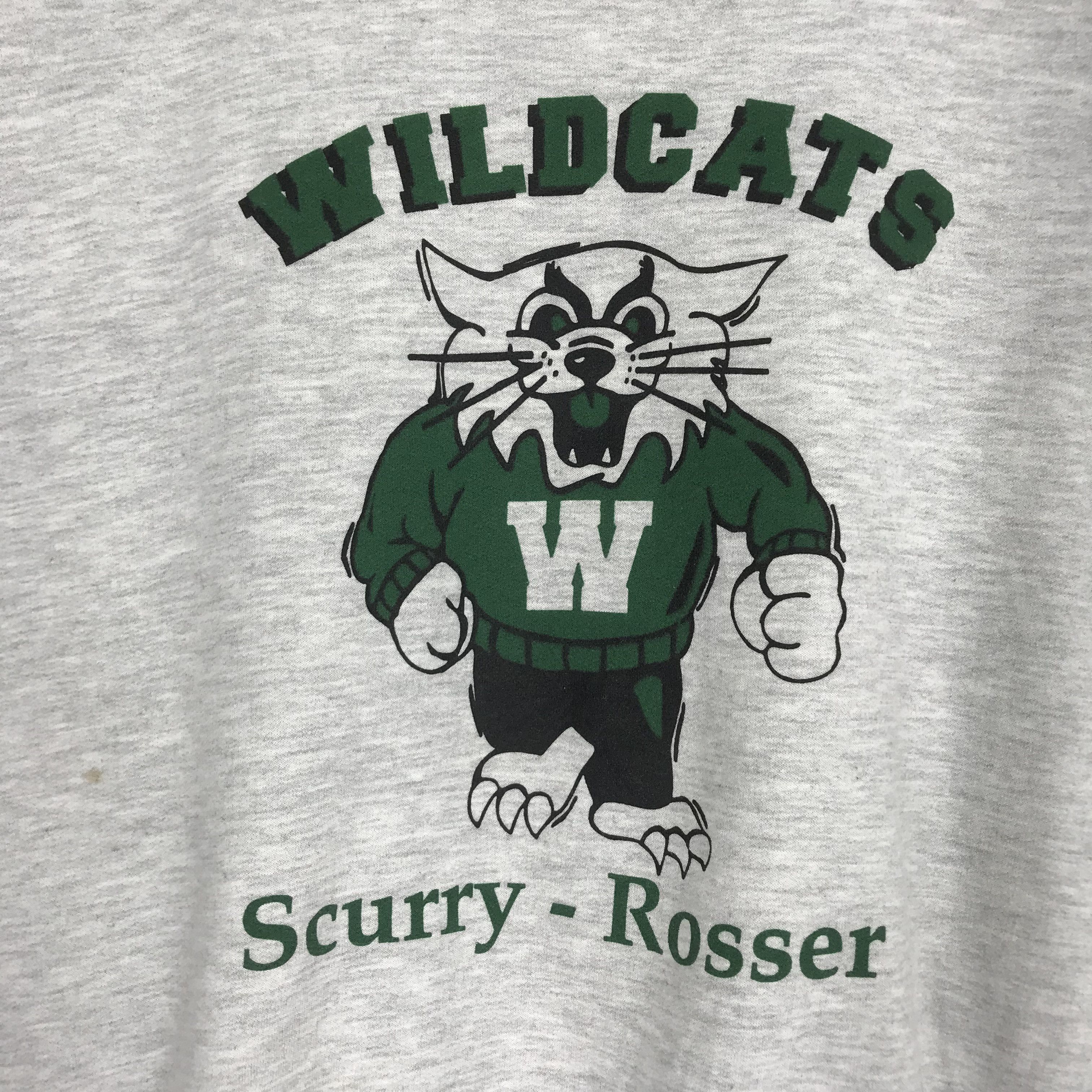 Vintage Vintage Scurry Rosser Wildcats Big Logo Pullover Size US L / EU 52-54 / 3 - 5 Thumbnail